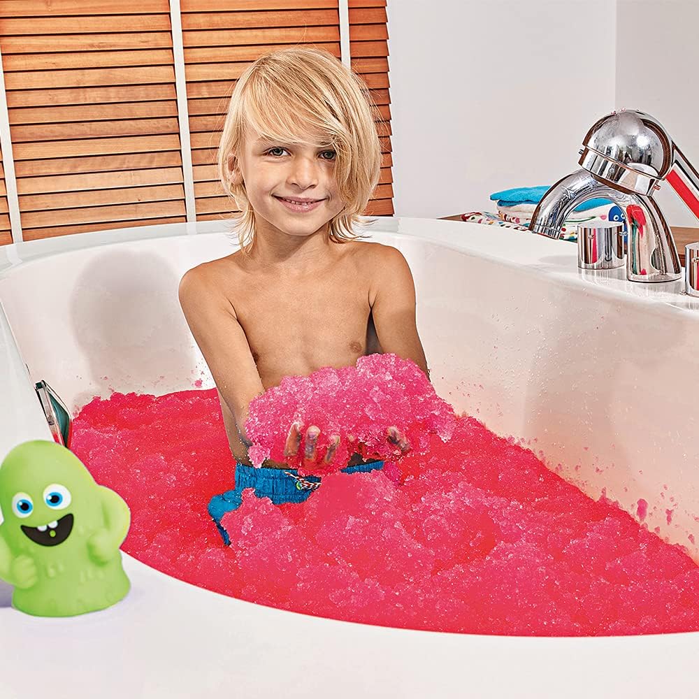 Gelli Baff Red from Zimpli Kids, Turns water into thick, colourful goo, Christmas Craft Kit, Xmas Gifts for Boys & Girls 5