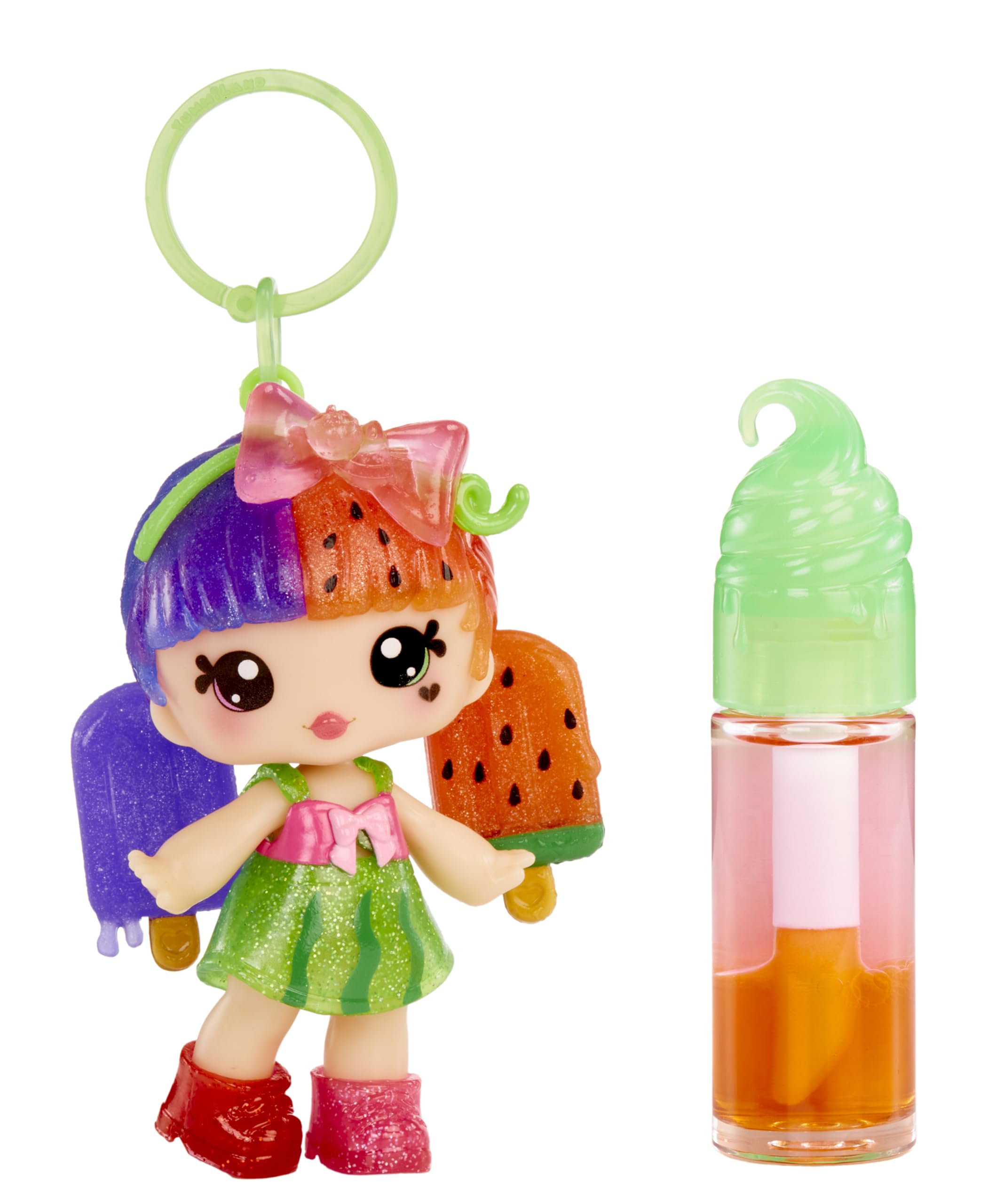 Yummiland Lip Gloss Doll - Mystery Color Change Series, Poppy Melonberry 3