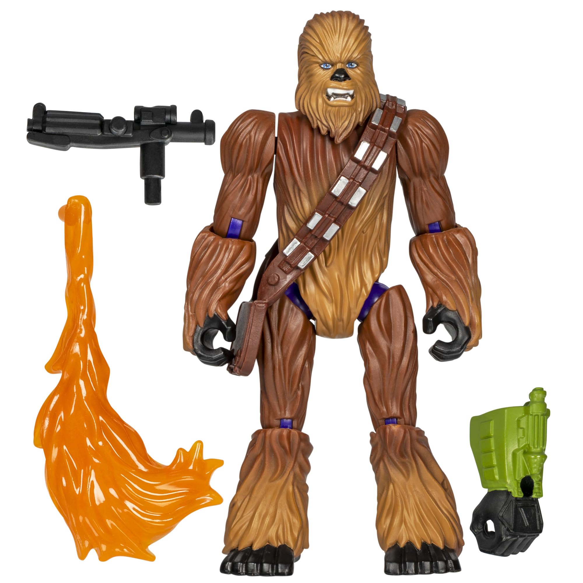 Star Wars MixMashers Chewbacca Action Figure with Boba Fett Gauntlet - Mix and Match Play for Kids