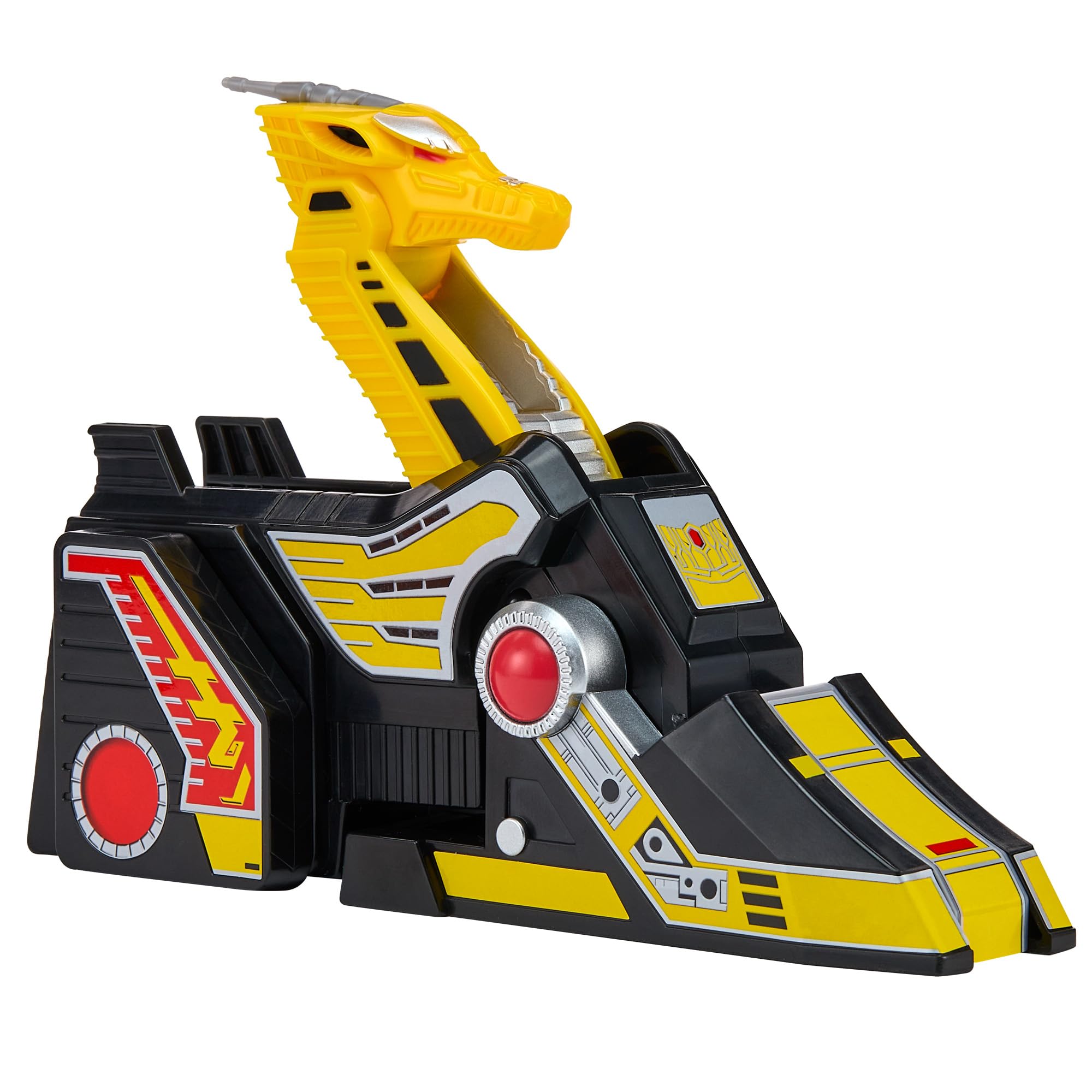 Power Rangers Yellow Ranger Griffin Thunderzord Action Figure - Combinable, Missile Launcher, Ages 4+