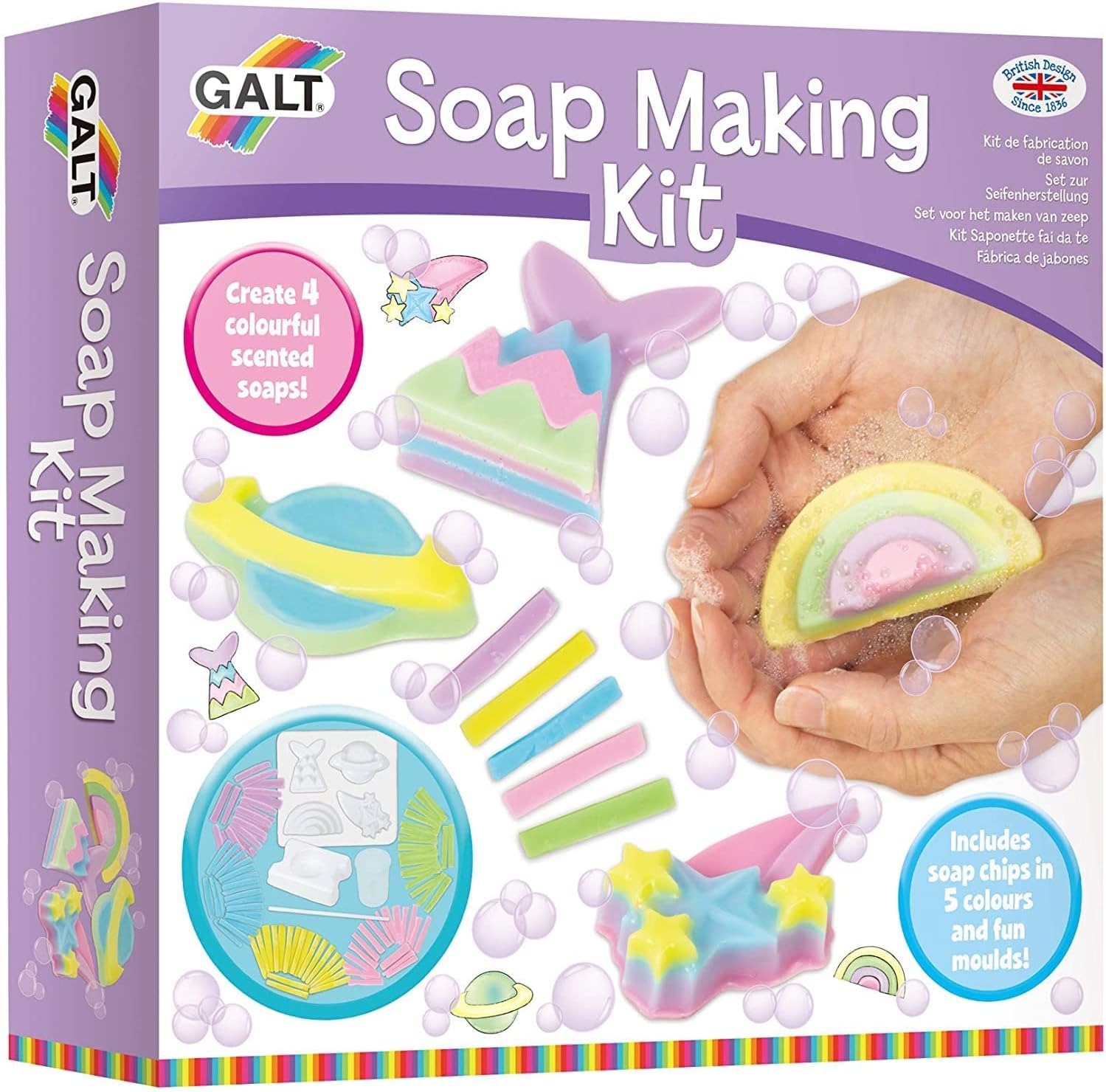 Galt Soap Making Kit - Creative Craft Set for Kids Ages 7+