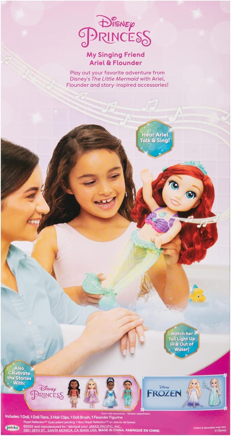 Disney Princess My Singing Friend Ariel Doll - 14" Singing & Light-Up Feature Doll 6