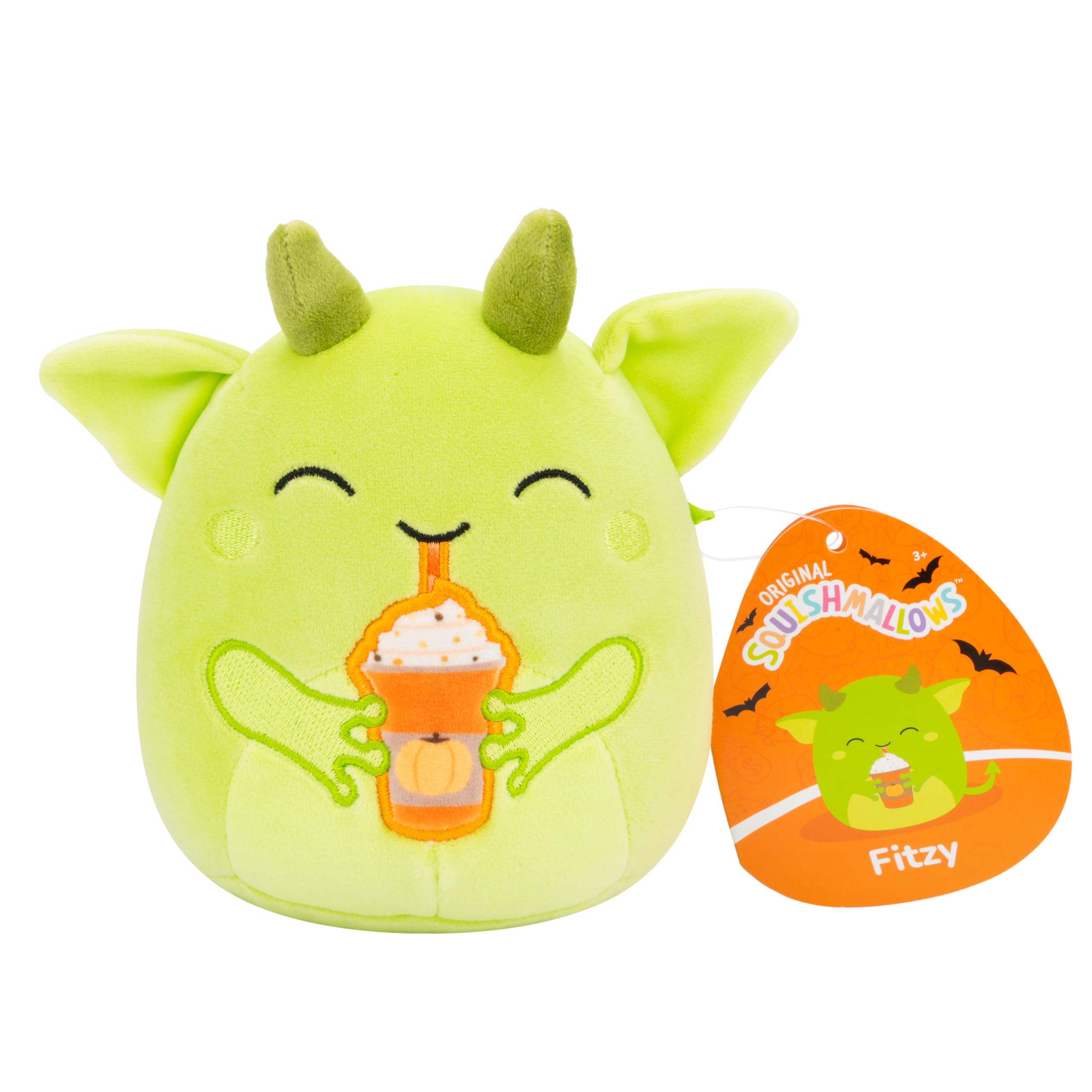 Squishmallows Halloween 4-Pack Plush – Gabin, Fitzy, Malcolm, Ms. K – 5-Inch Stuffed Animals by Jazwares 3