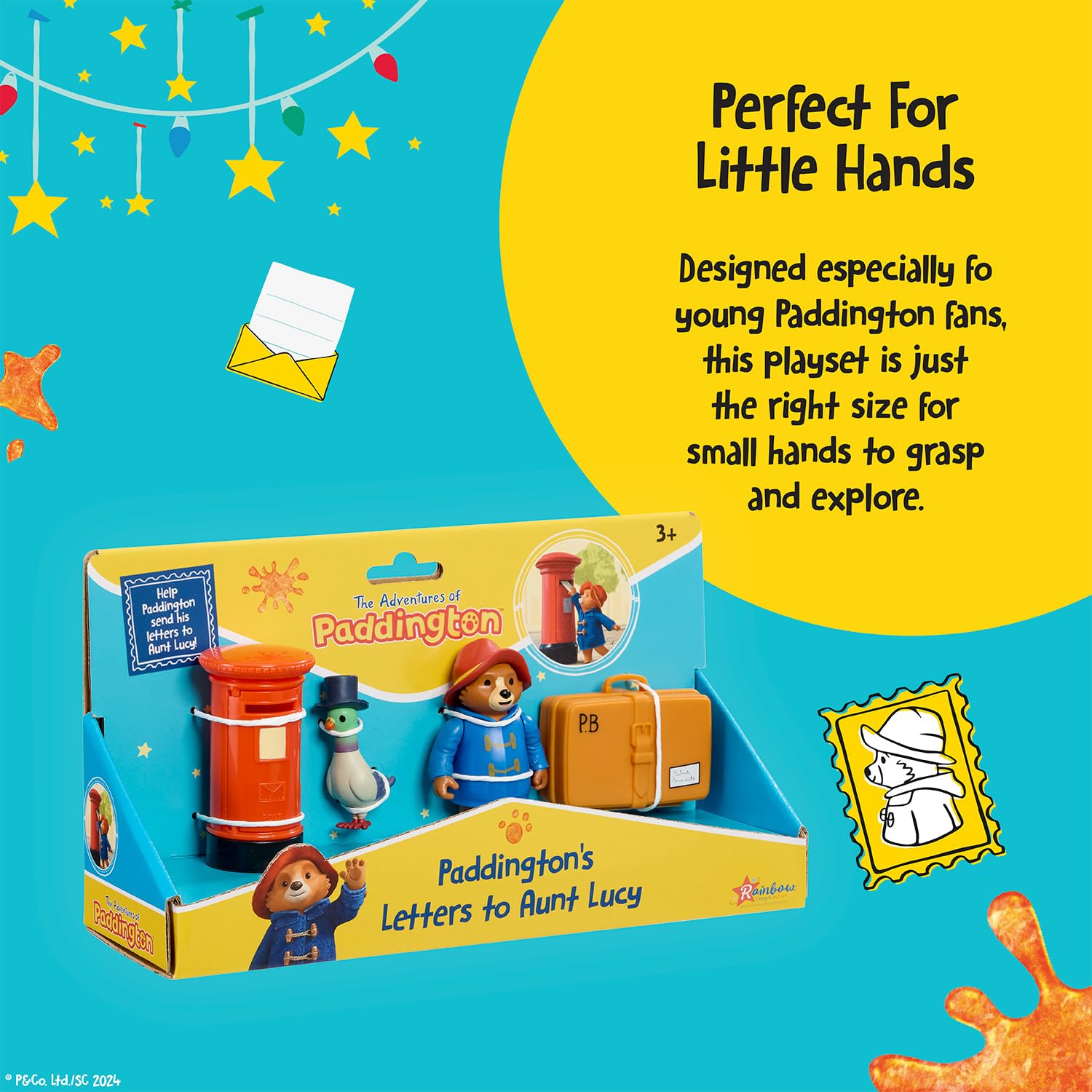 Paddington Bear Letters to Aunt Lucy Playset - Imaginative Storytelling Toy for Kids 3