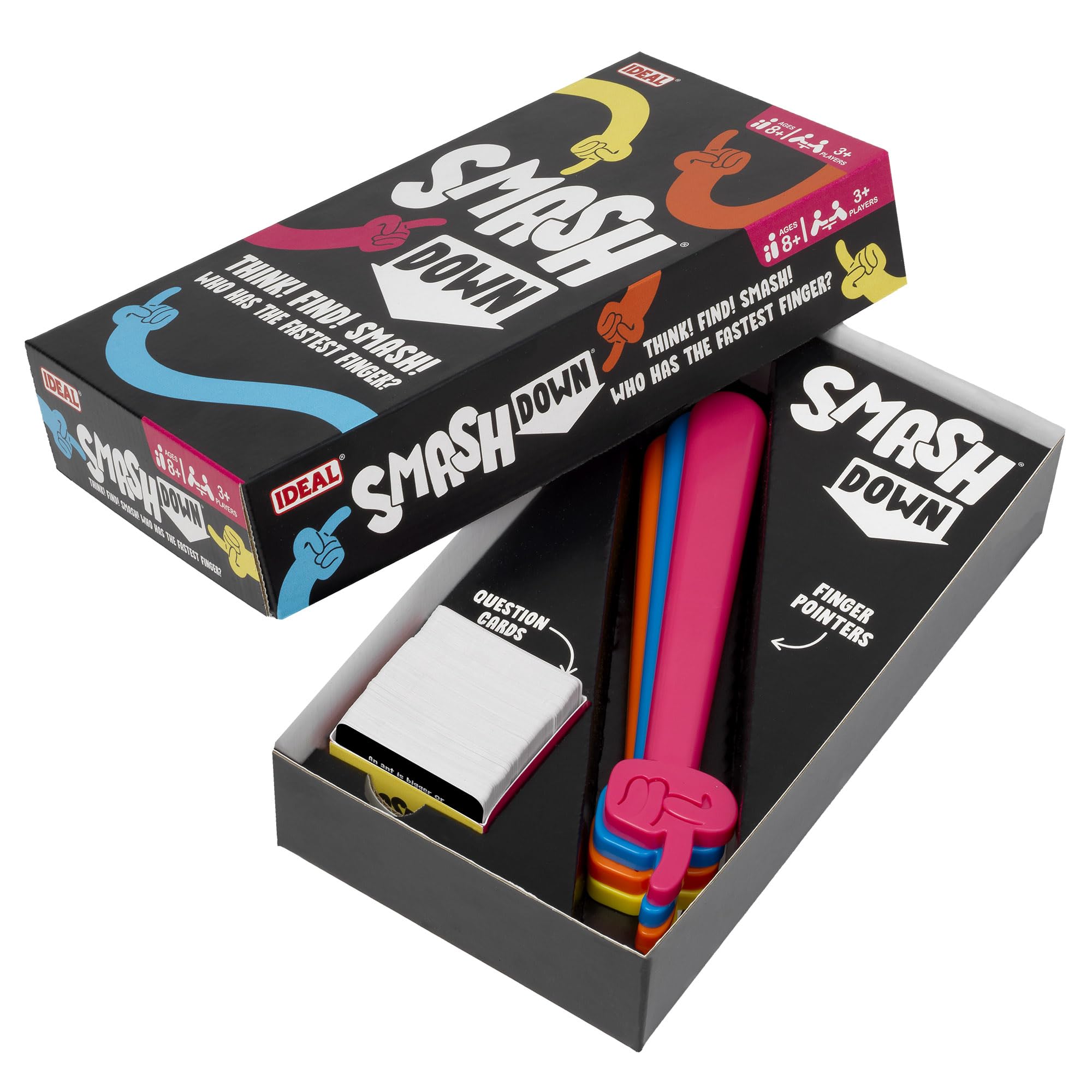 Ideal Smash Down: Think! Find! SMASH! Fast-Paced Trivia Party Game 13