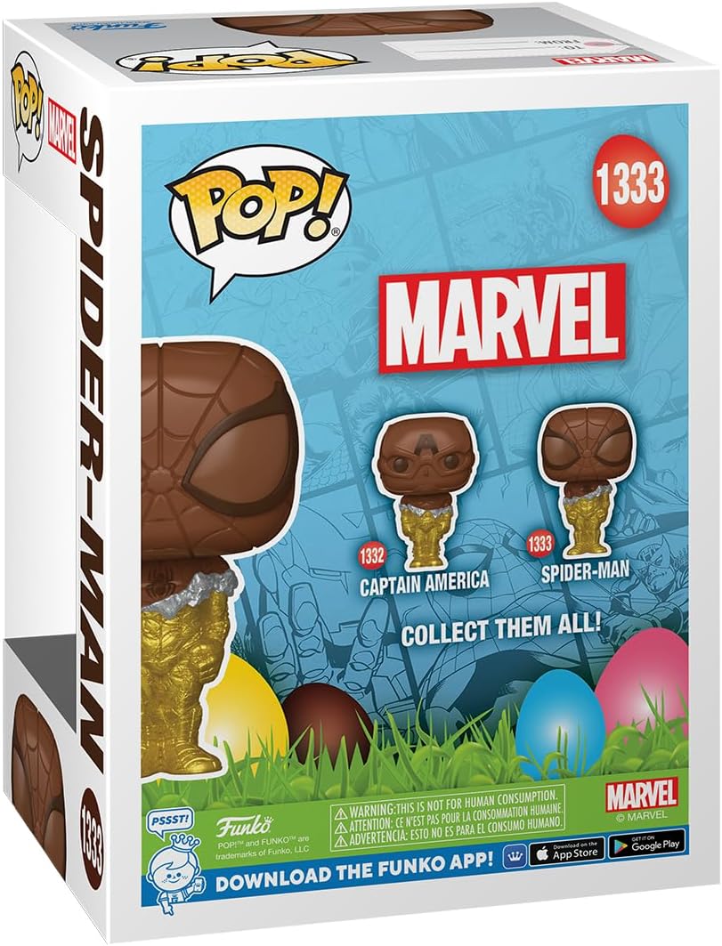 Funko Pop! Marvel Comics - Spider-Man Easter Chocolate Vinyl Figure (77171) 3