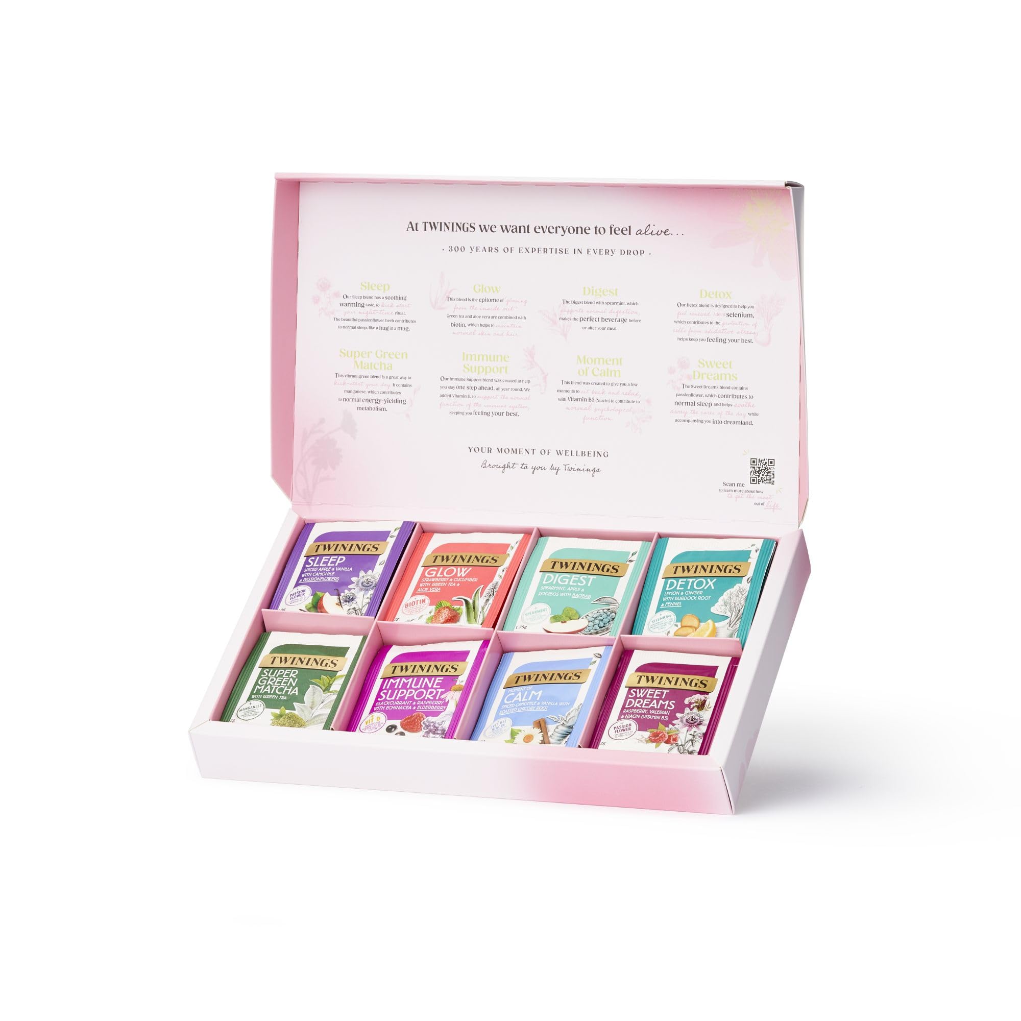Twinings Superblends Collection Gift Box - 20 Recyclable Herbal & Green Tea Bags