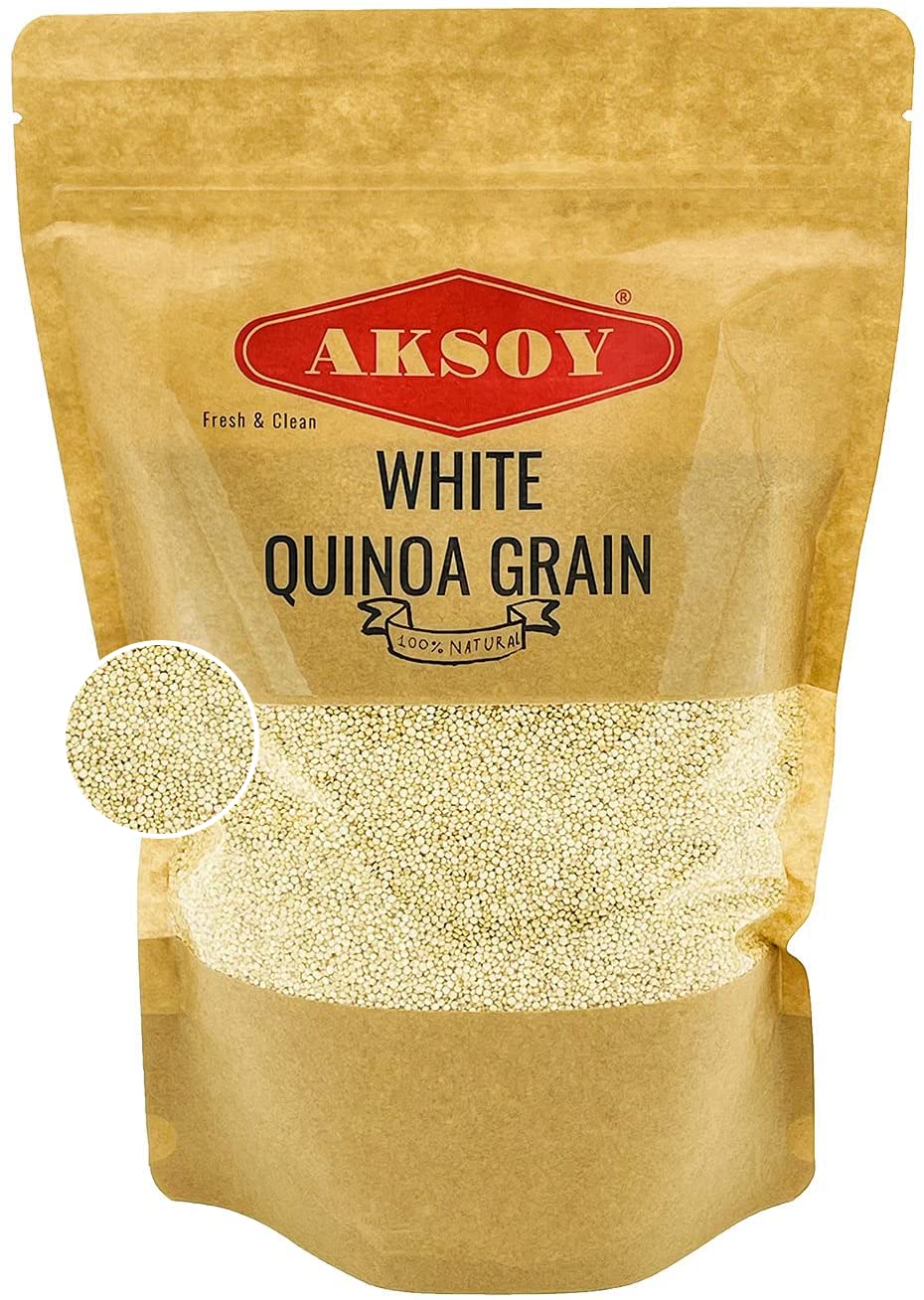 Aksoy White Quinoa 1.25KG - Whole Grain, Ready-to-Cook, Non-GMO, Plant-Based Protein 6