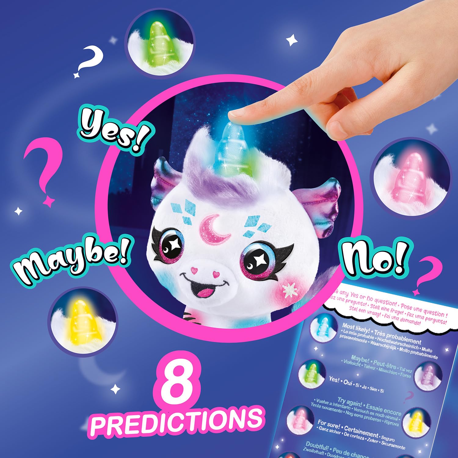 Airbrush Plush Light Up Cosmic Unicorn – Personalize & Decorate with Airbrush Tool 3