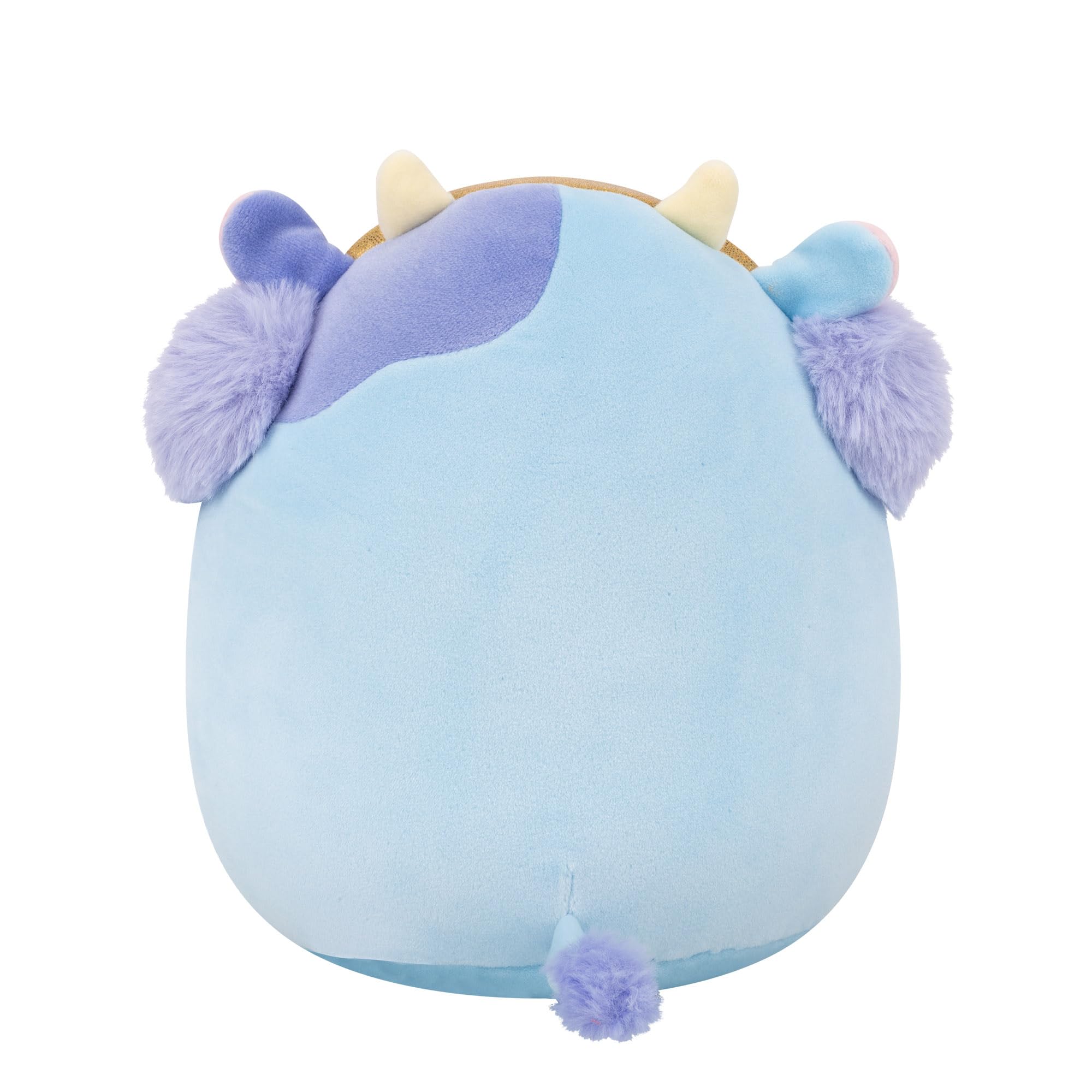 Squishmallows Clayton the Blue Cow with Earmuffs - 7.5-Inch Plush Toy for Ages 3+ 11