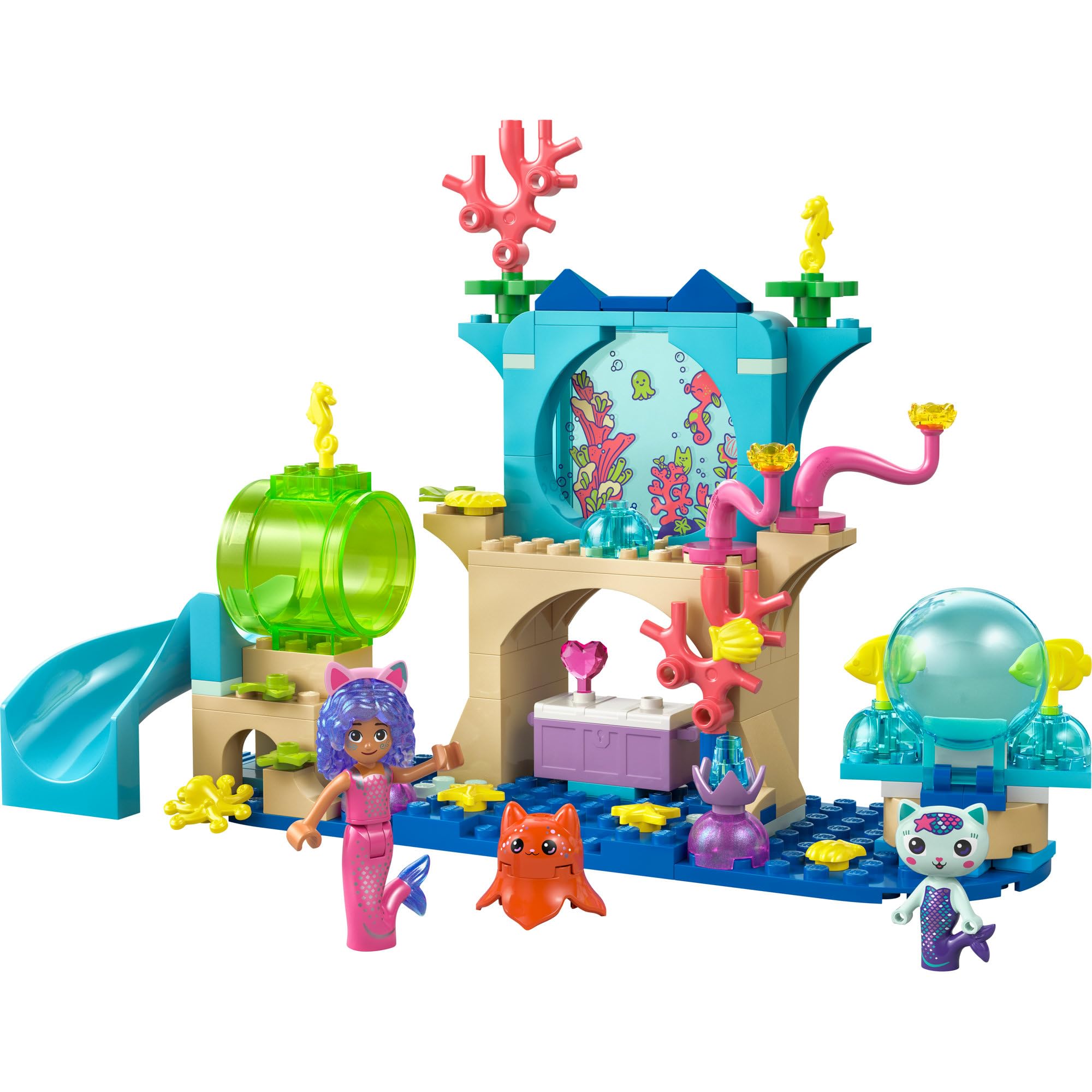 LEGO Gabby's Dollhouse Mermaid Gabby's Aquarium Adventure Toy - 103-Piece Building Set for Kids 4+