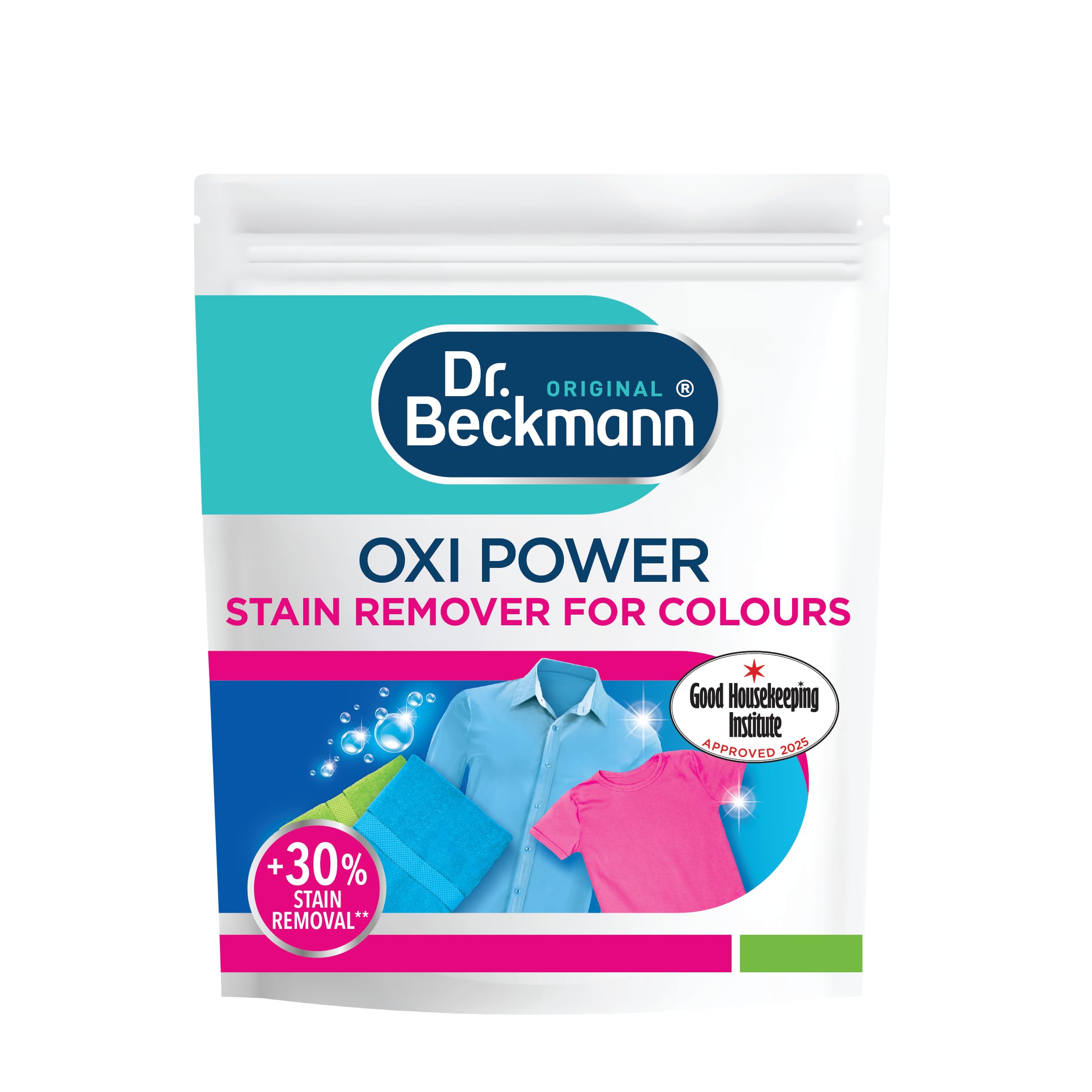 Dr. Beckmann Oxi Power Stain Remover Powder - Fights 100+ Stains | 400g | Fresh Scent