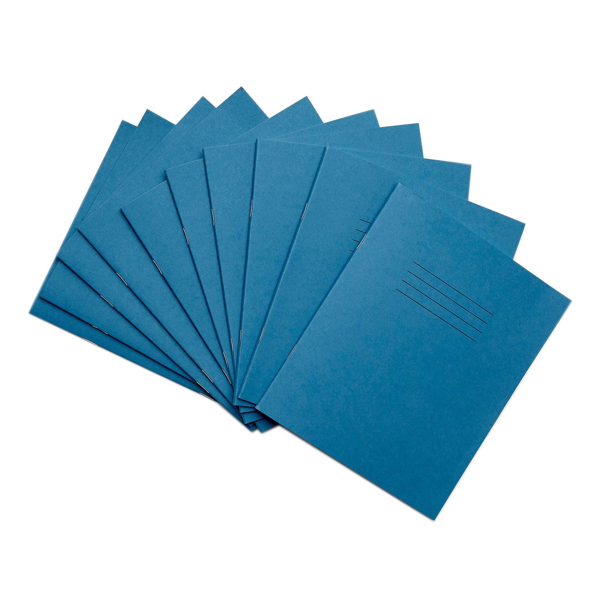 Rhino A5+ Exercise Books - 80 Pages, 5mm Squared Paper, Light Blue Cover, 10-Pack 1