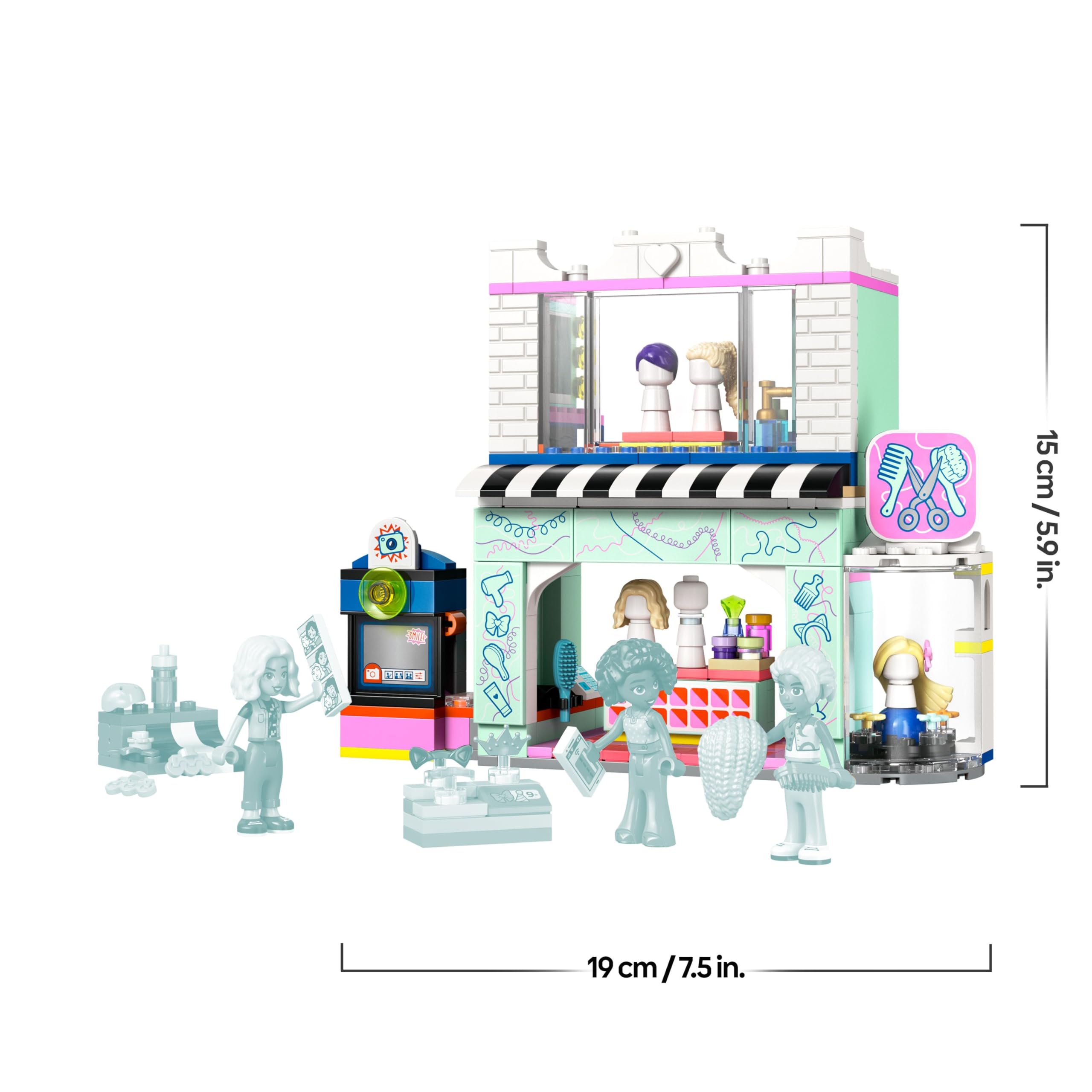 LEGO Friends Hair Salon and Accessories Shop Toy - Role-Play Set for Ages 7+ 3