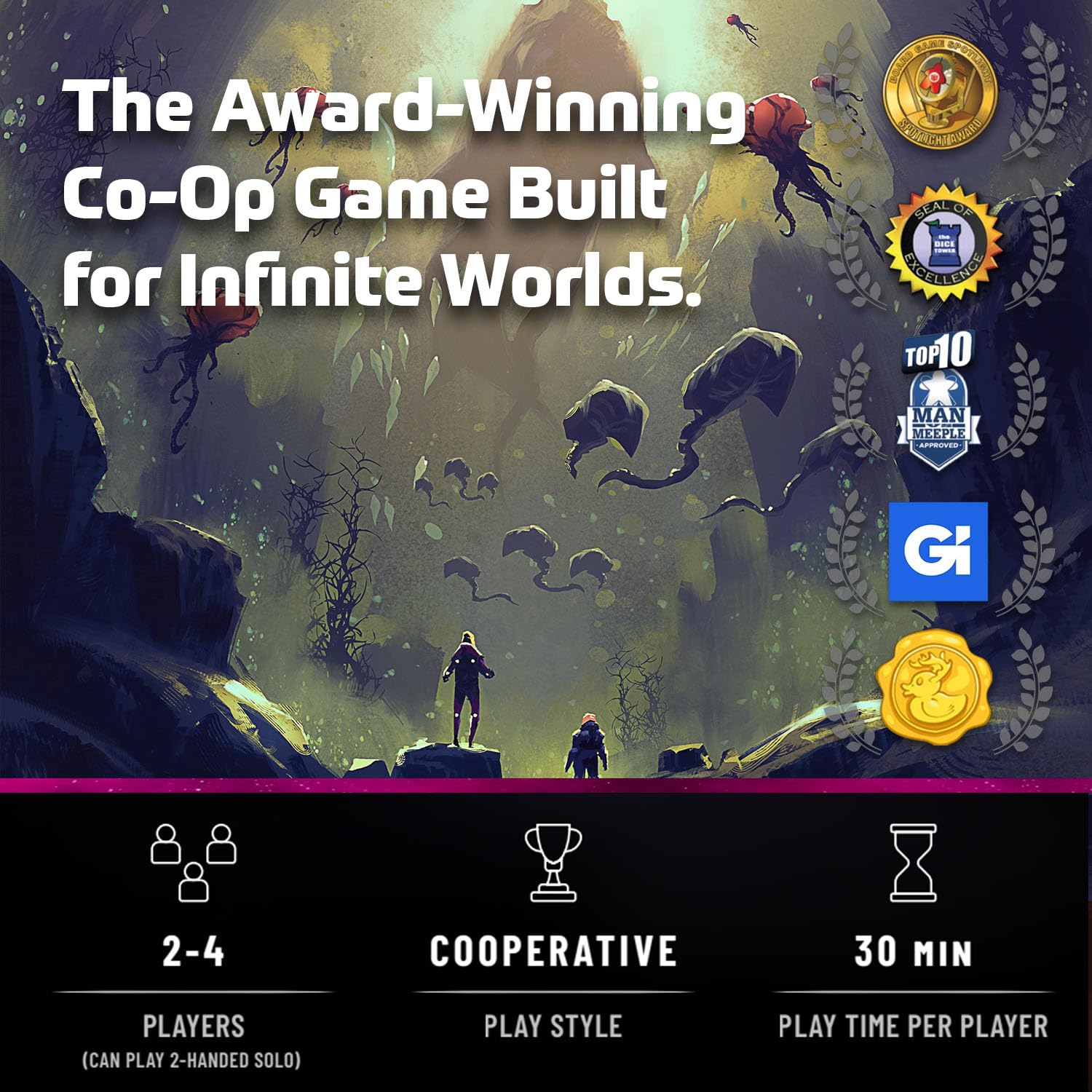 Orange Nebula Unsettled Brettspiel 3