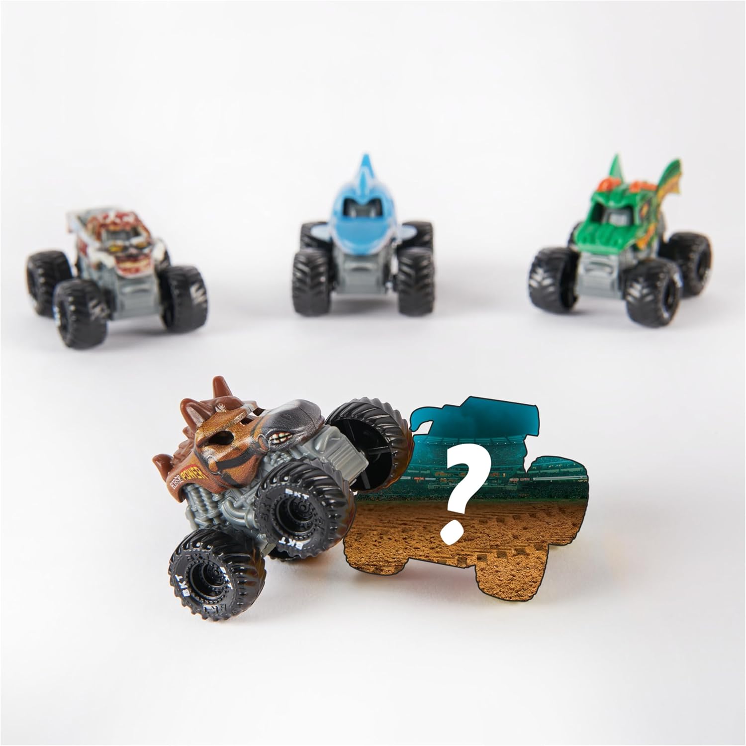 Monster Jam Mini 5-Pack with Mystery Truck - 1:87 Scale Collectible Monster Trucks 3
