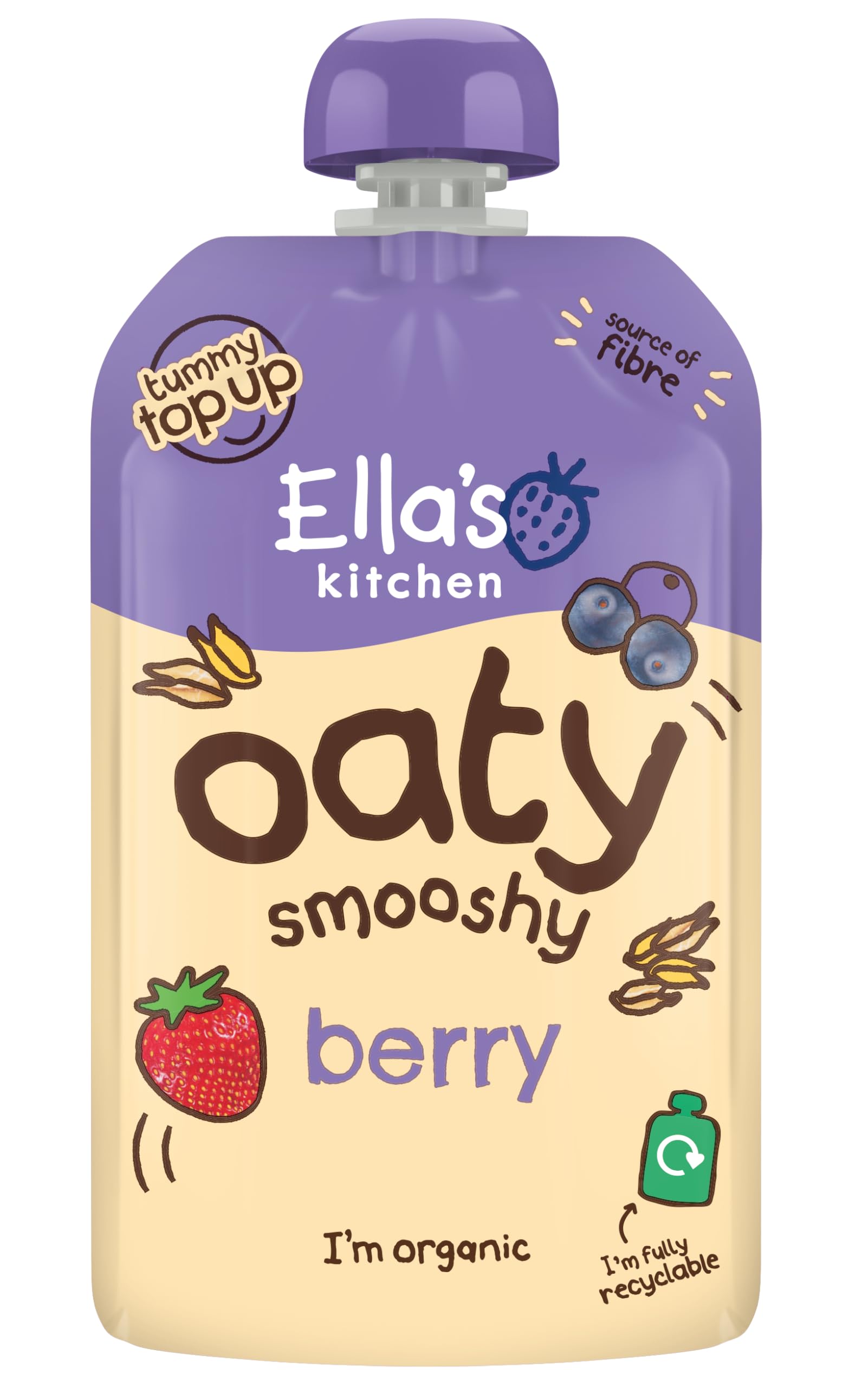 Ella's Kitchen Berry Oaty Smooshy 4 x 90g