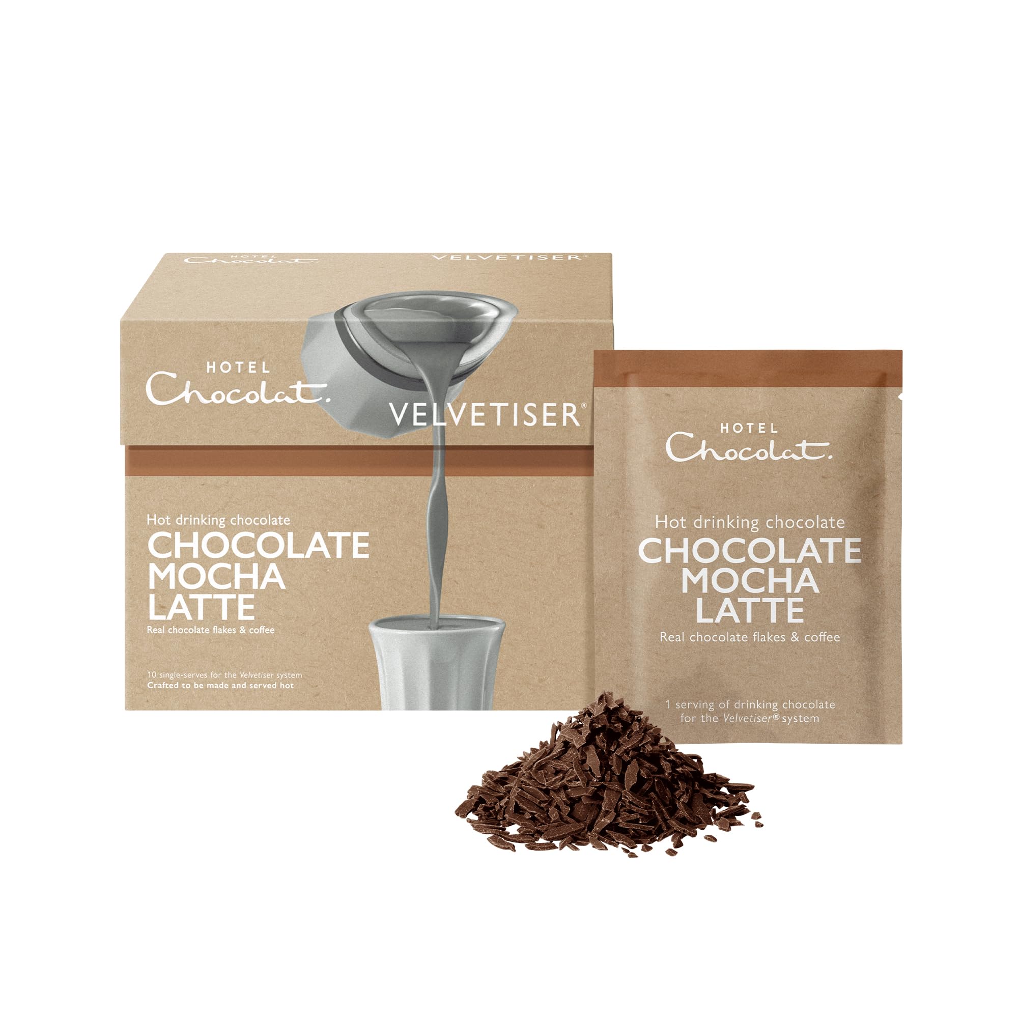 Hotel Chocolat - Chocolate Latte Sachets (10 Sachets) for The Velvetiser System