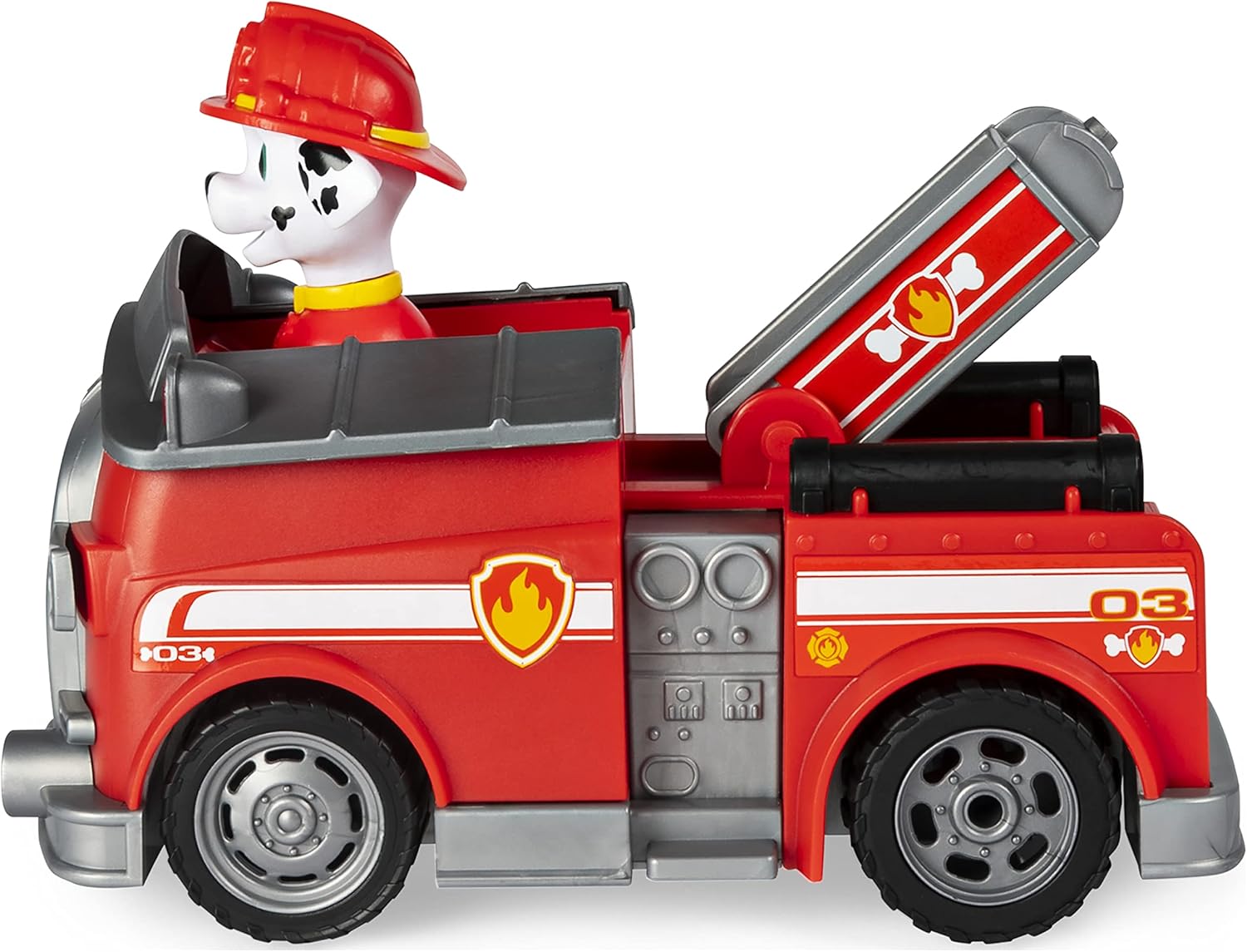 PAW Patrol Marshall Remote Control Fire Truck - 2-Way Steering for Kids 3+
