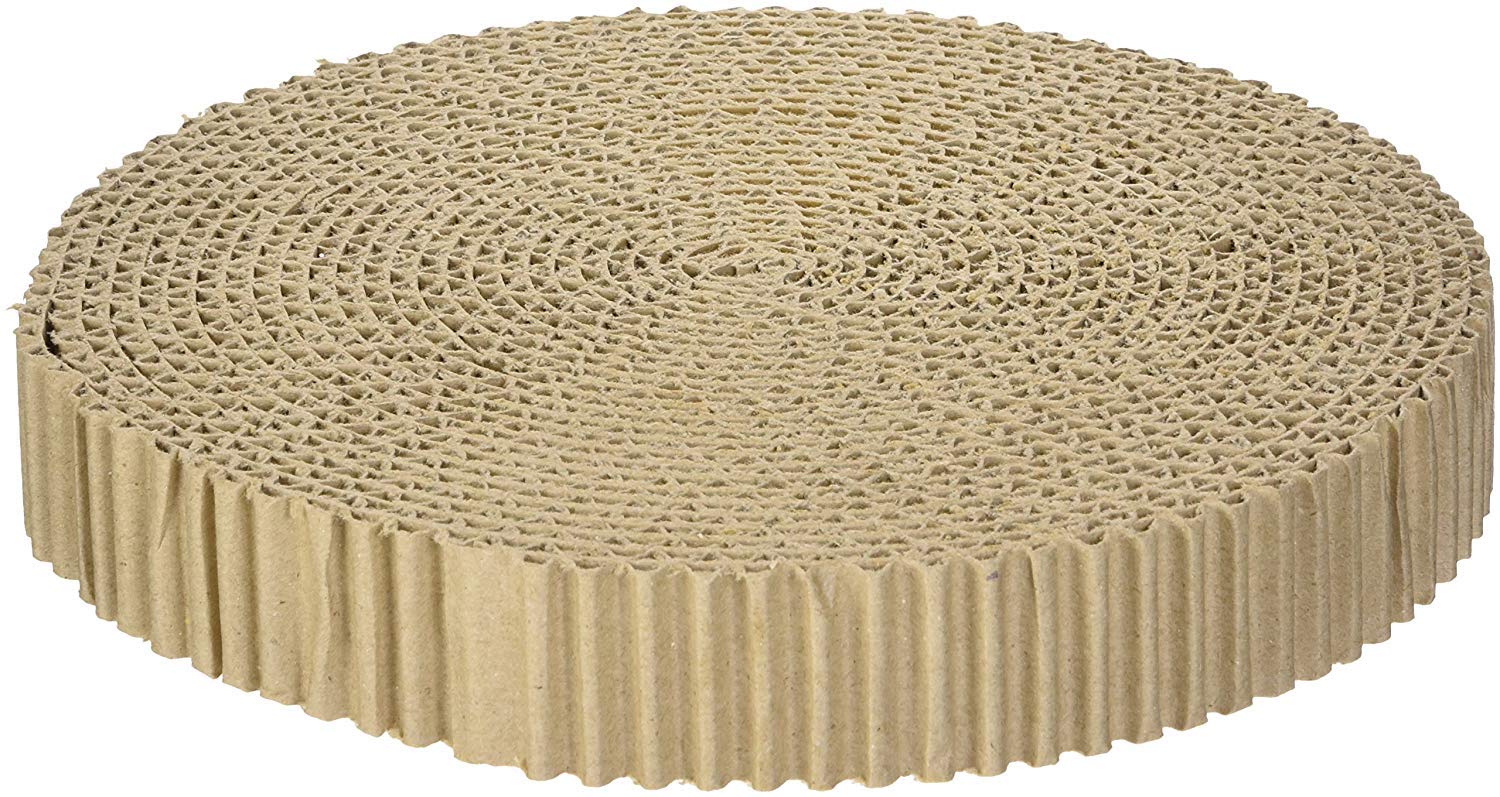 Catit Play-n-Scratch Replacement Scratch Pad - Cardboard Reversible Design | 229x229x38mm