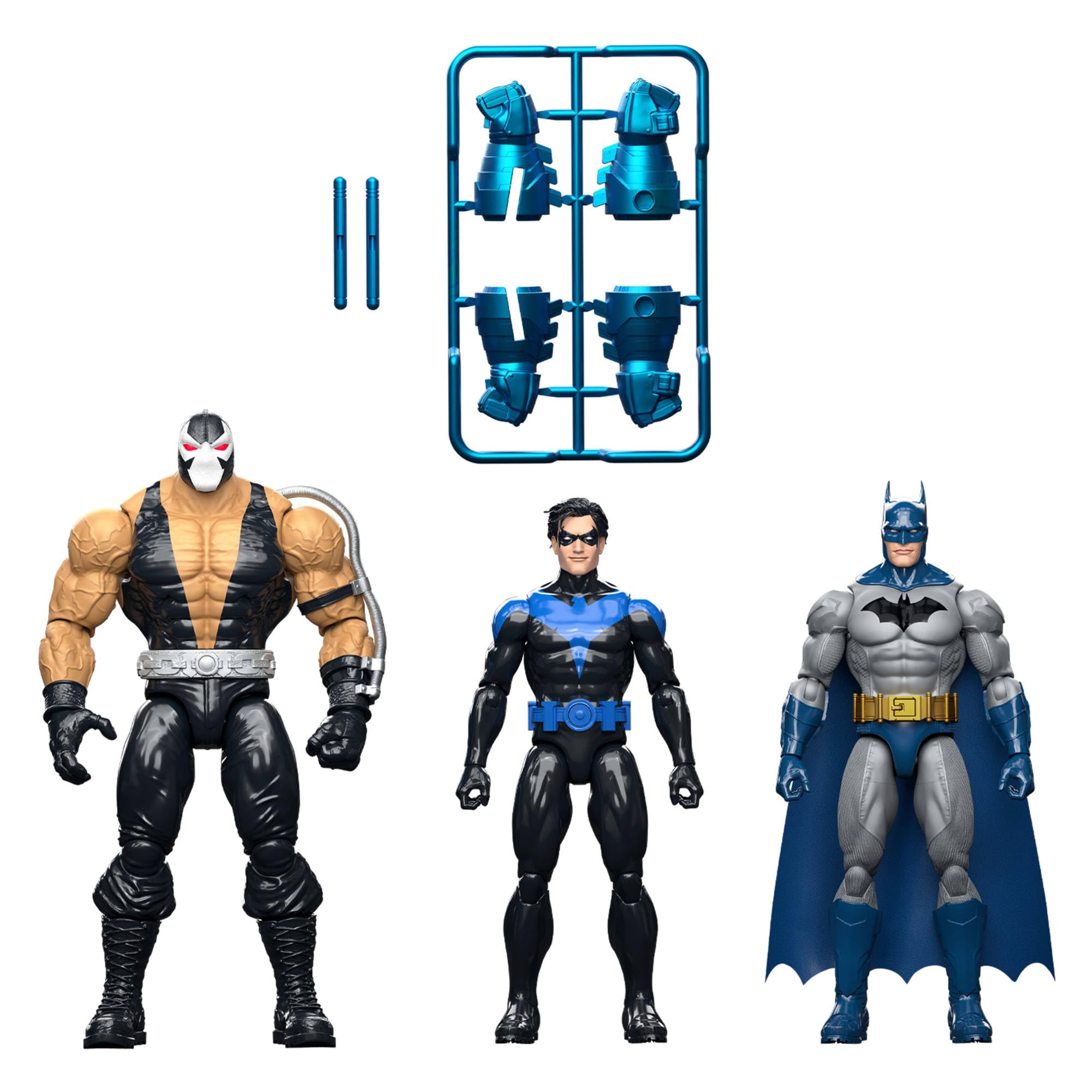 Mattel DC Premier 6.5-inch Action Figures - Batman, Nightwing & Bane | Ages 4+ 3