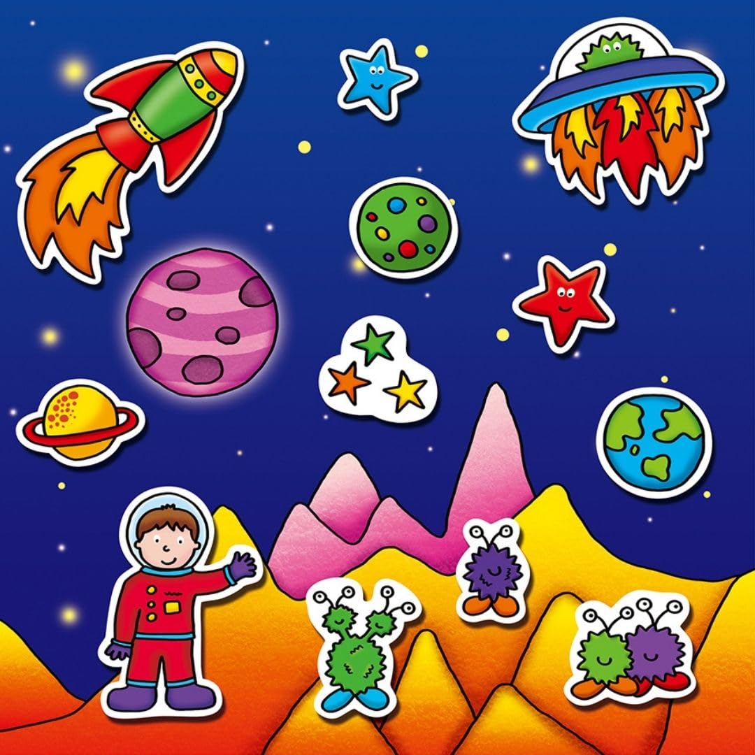 Galt First Sticker Pictures - Reusable Sticker Activity Kit with 6 Backgrounds & 100 Vinyl Stickers 12