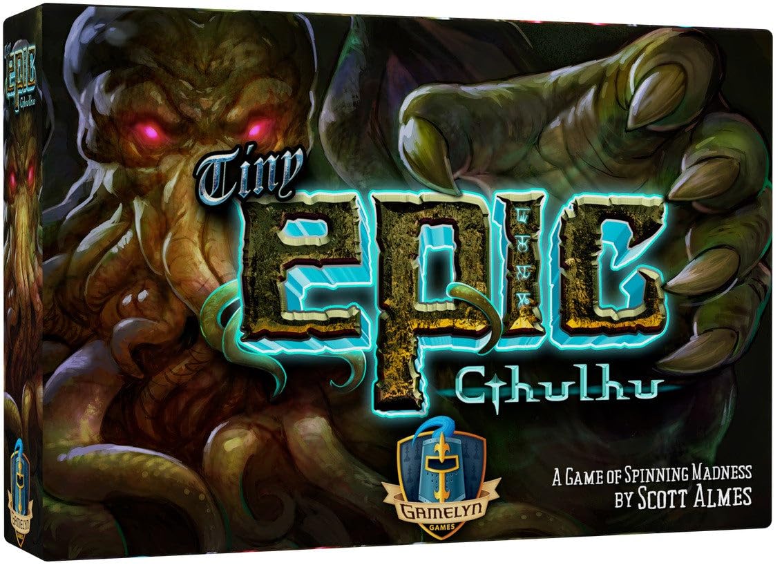 Gamelyn Games Tiny Epic Cthulhu Cooperative Board Game | Ages 14+ | 1-4 Players