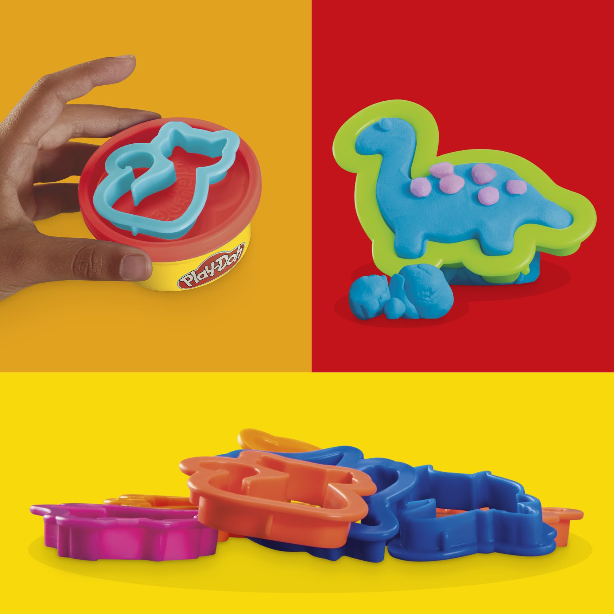Play-Doh Party Favour Pack - 24 Cans with Cutters | Non-Toxic Modelling Clay for Ages 3+ 4