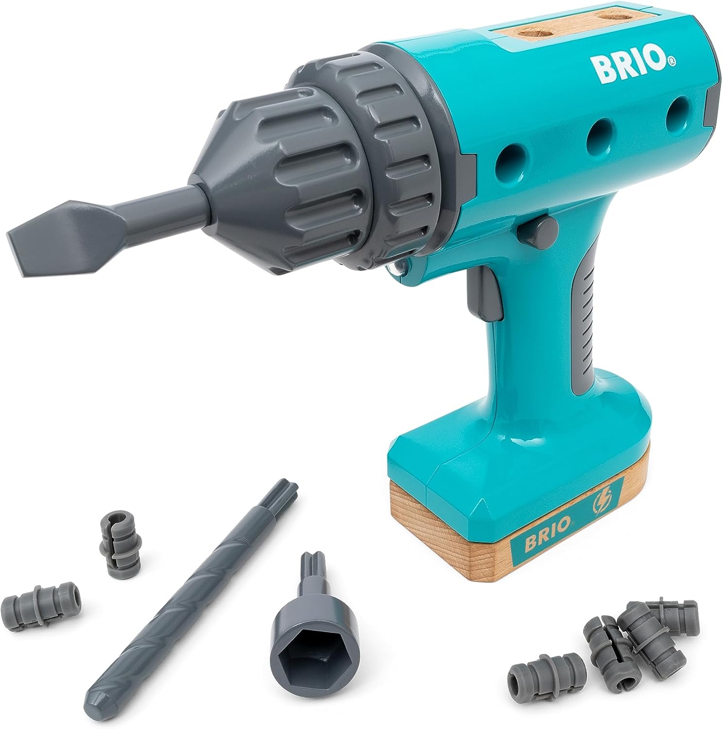 BRIO Builder Screwdriver Power Tool - STEM Construction Toy for Kids 7