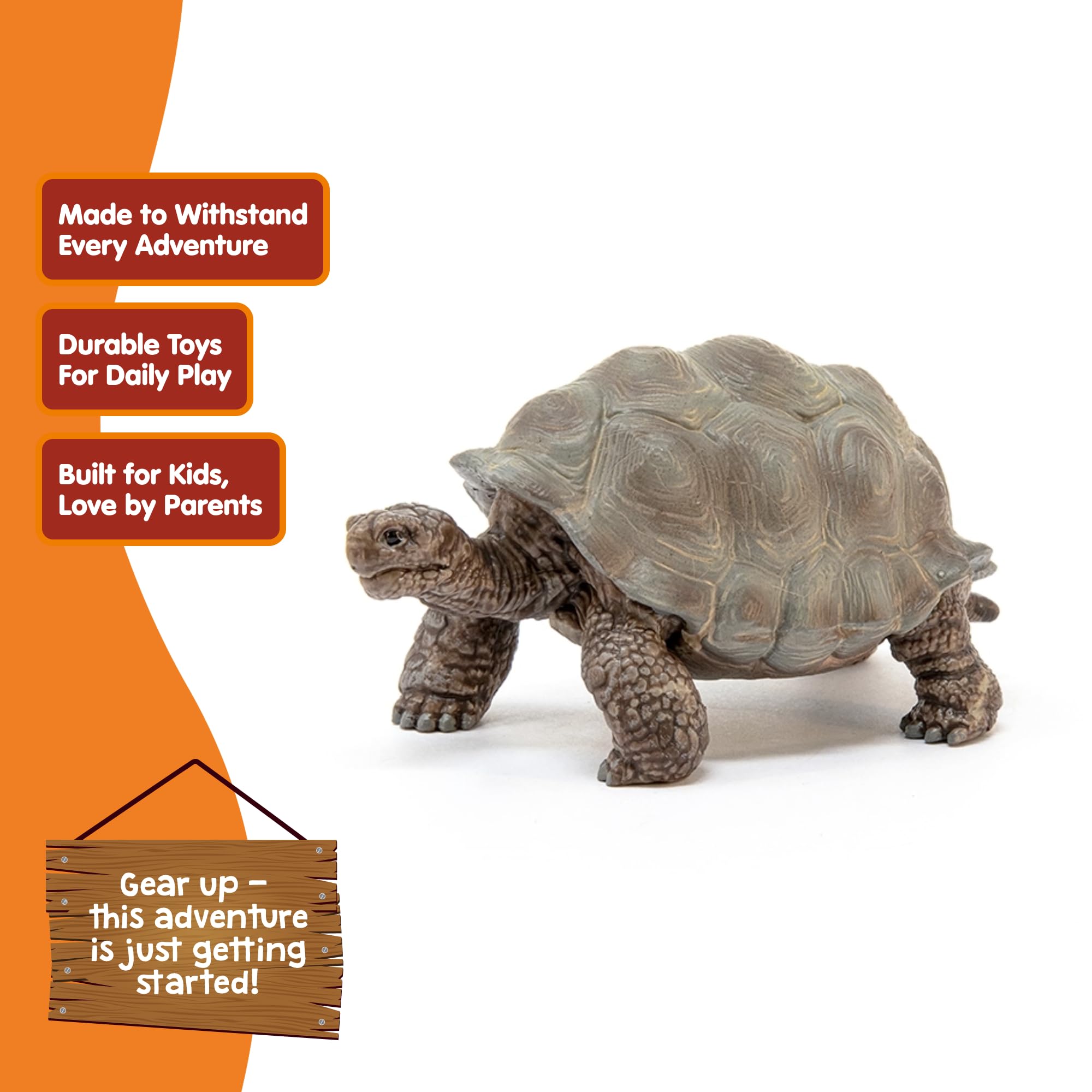 Schleich 14824 Giant Tortoise Wildlife Animal Figure - Educational Play for Toddlers & Kids 7