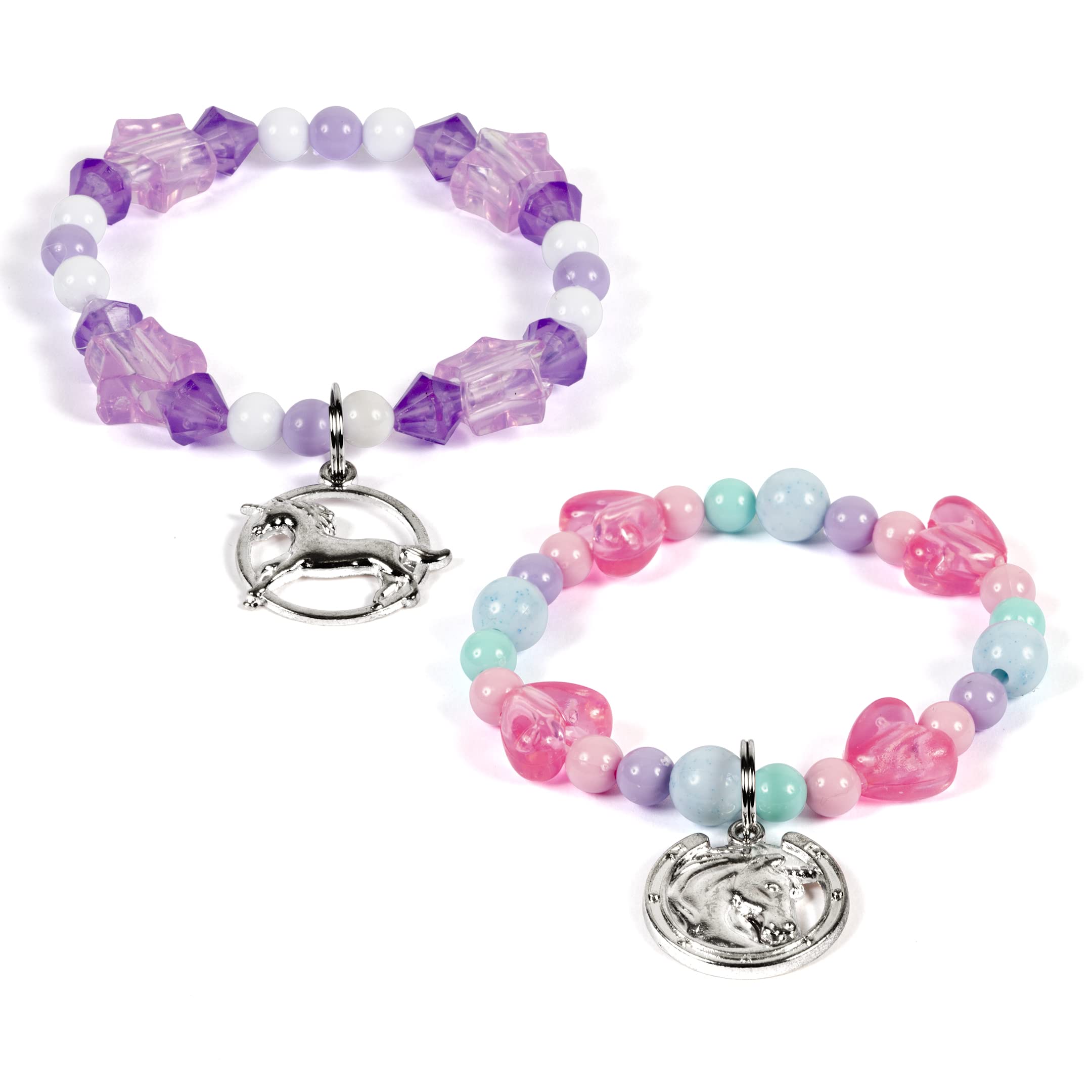 Craftbox CB806 Unicorn Charm Jewellery Craft Set - Create 10+ Pieces, Ages 4+ 8