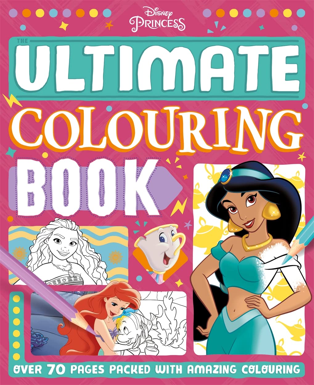 Autumn Disney Princess: The Ultimate Colouring Book | Paperback | Ages 4-7 1