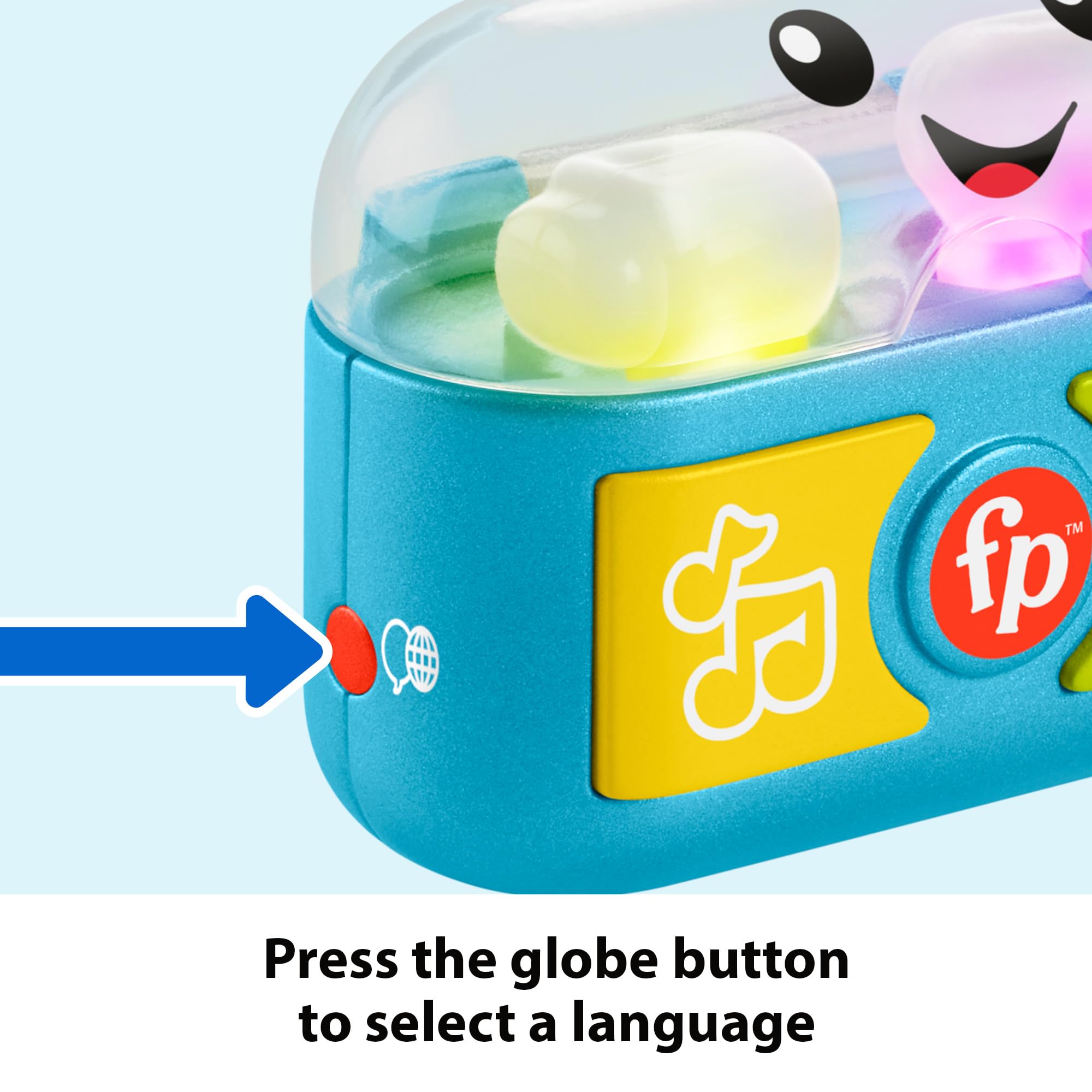 Fisher-Price Laugh & Learn Play Along Ear Buds - Interactive Musical Toy for Babies & Toddlers 3
