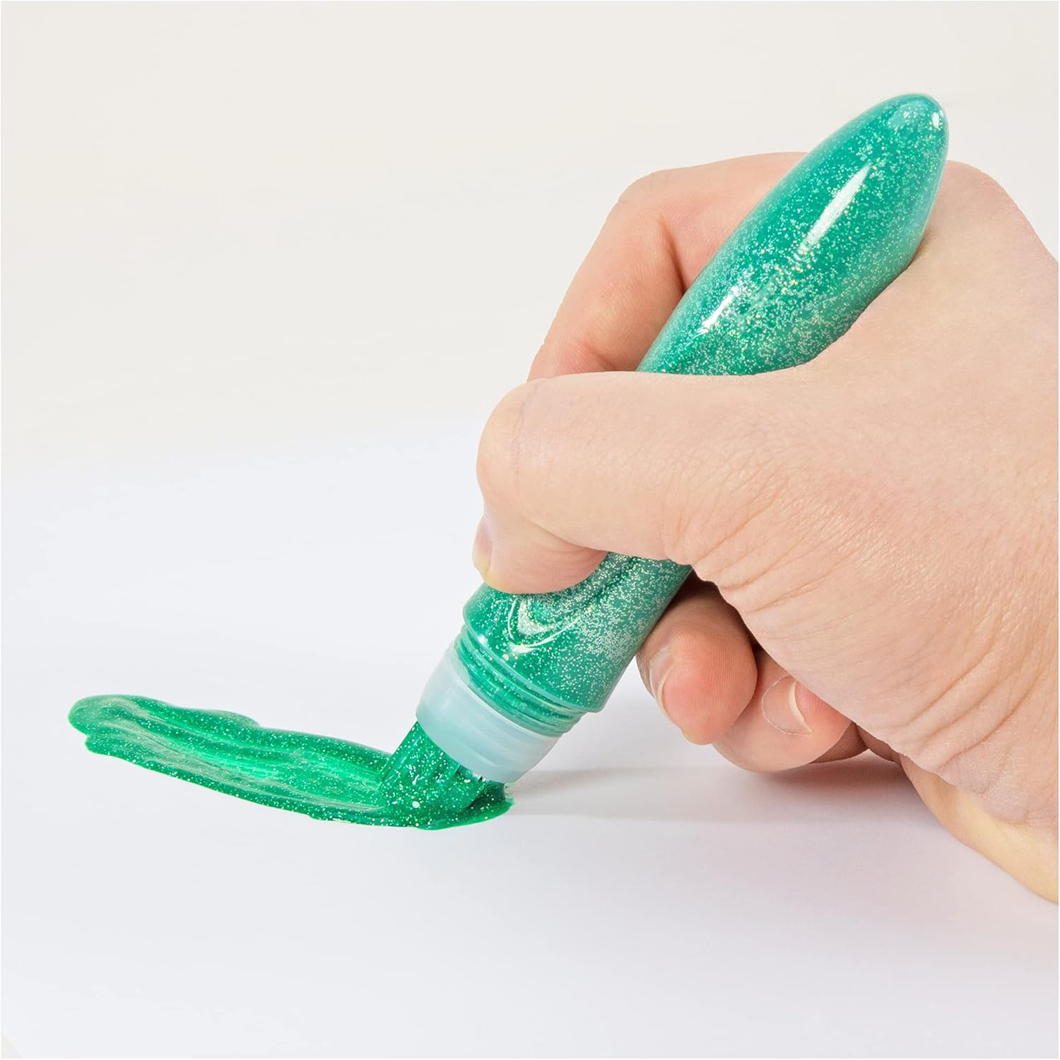 Galt Squeeze 'n Brush - 5 Glitter Colours Fine Tip Paint Pen Set for Kids