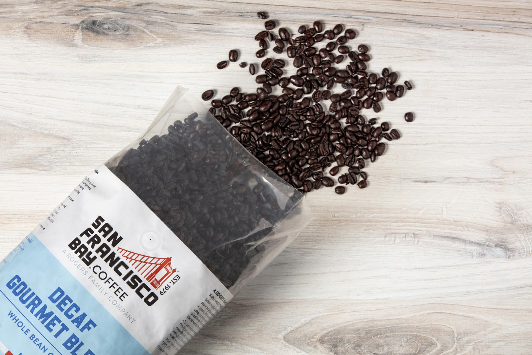 San Francisco Bay Coffee DECAF Gourmet Blend, ganze Bohne, 908 g 4