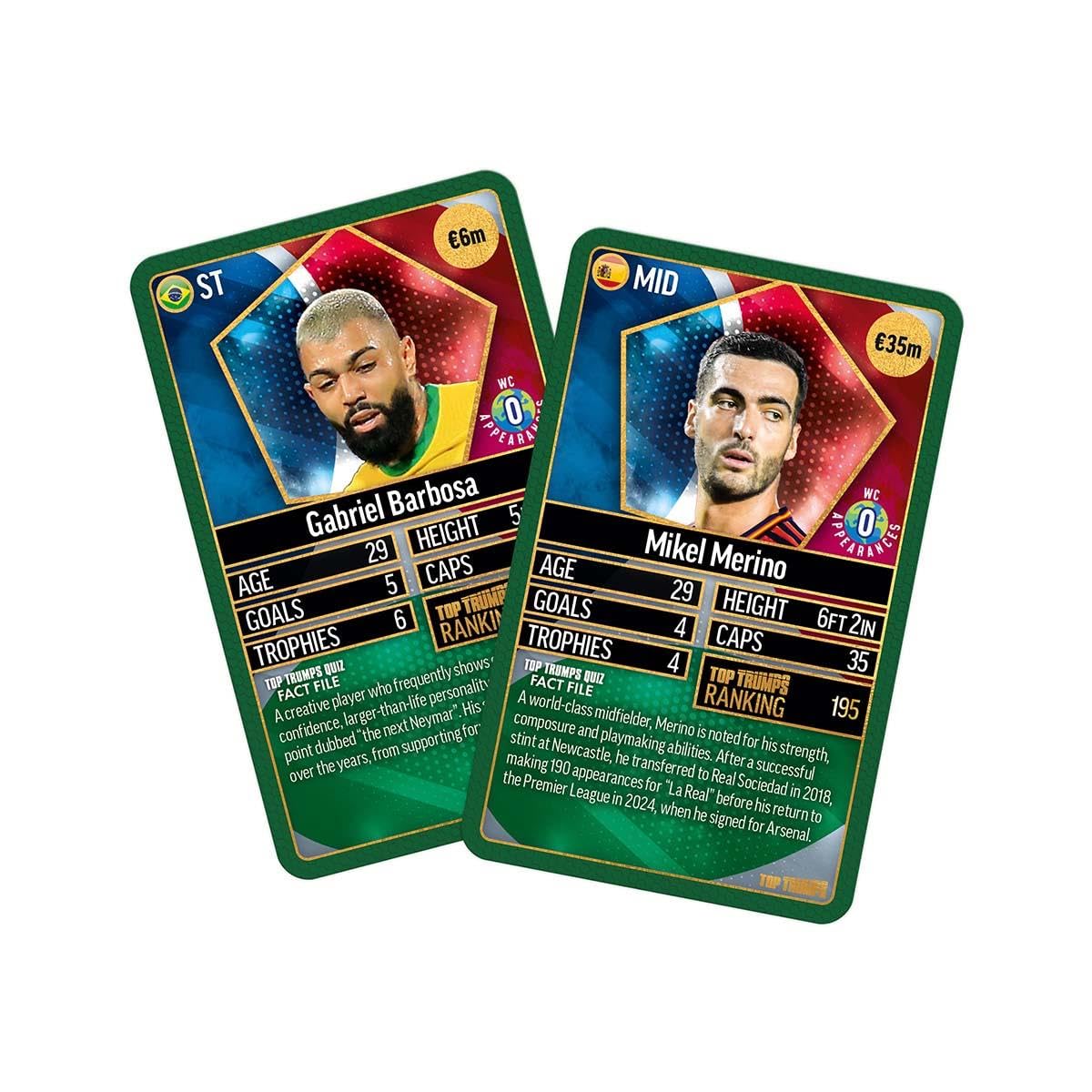 Top Trumps World Football Stars Top 200 Card Game - Pack 3 | Unisex Children | Ages 6+ 5