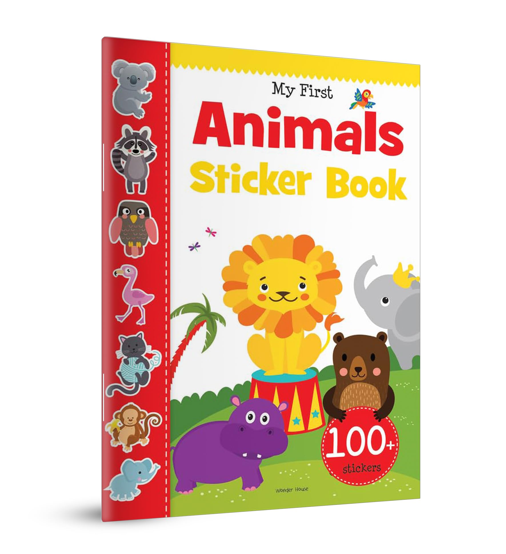 Wonder House My First Animal Sticker Book - 100+ Colorful Stickers | Hardcover | Ages 0-3