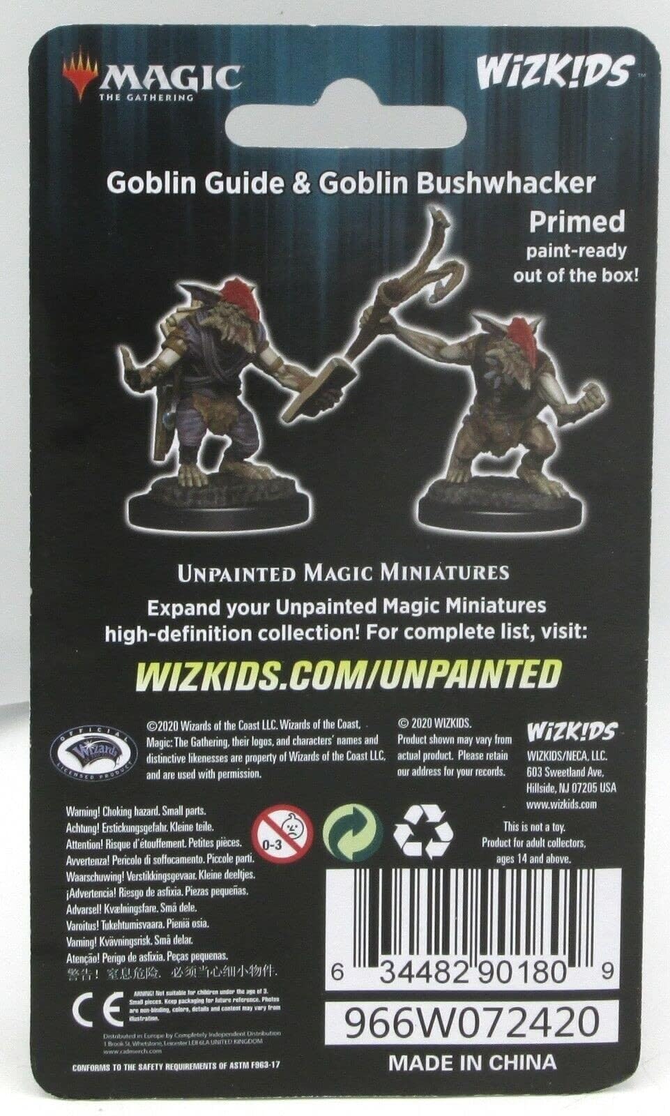 Dungeons & Dragons Magic: The Gathering Unpainted Miniatures - Goblin Guide & Goblin Bushwhacker 4