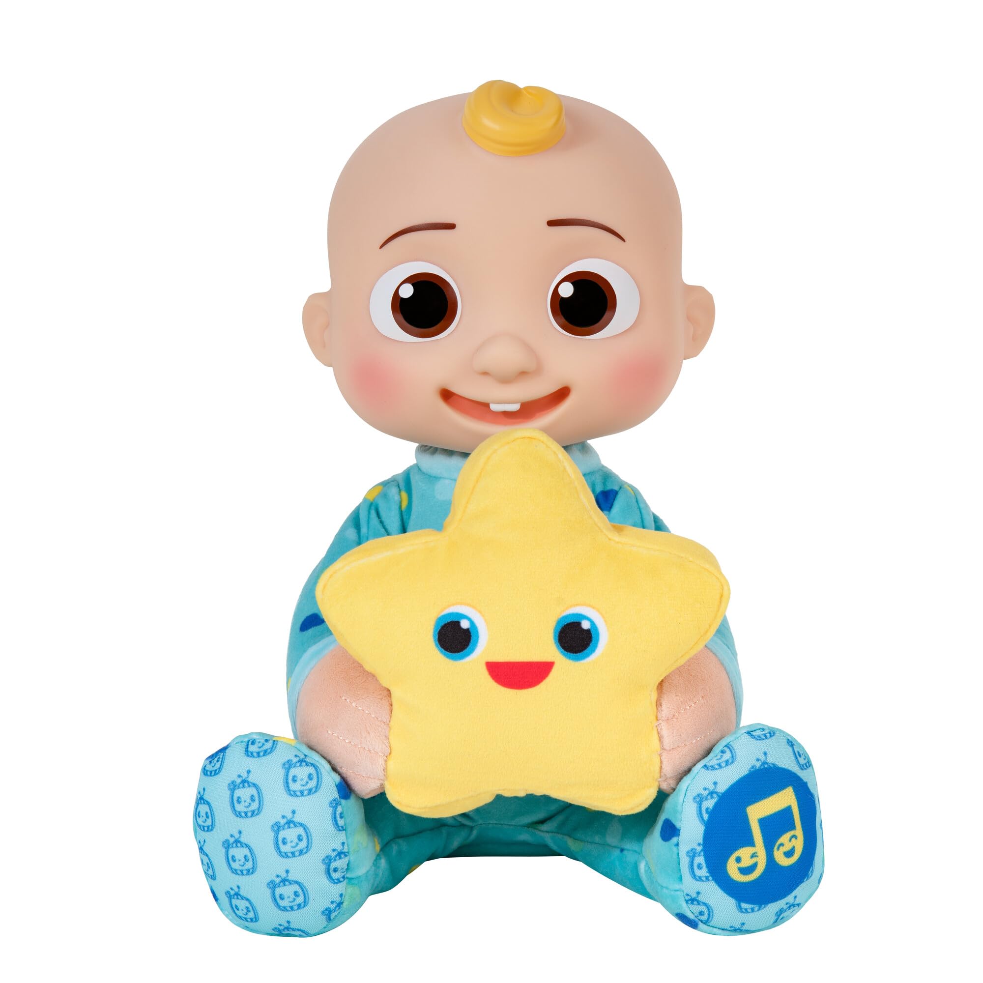 CoComelon Peek-A-Boo JJ 10” Plush with Sounds & Phrases - Interactive Musical Toy for Toddlers