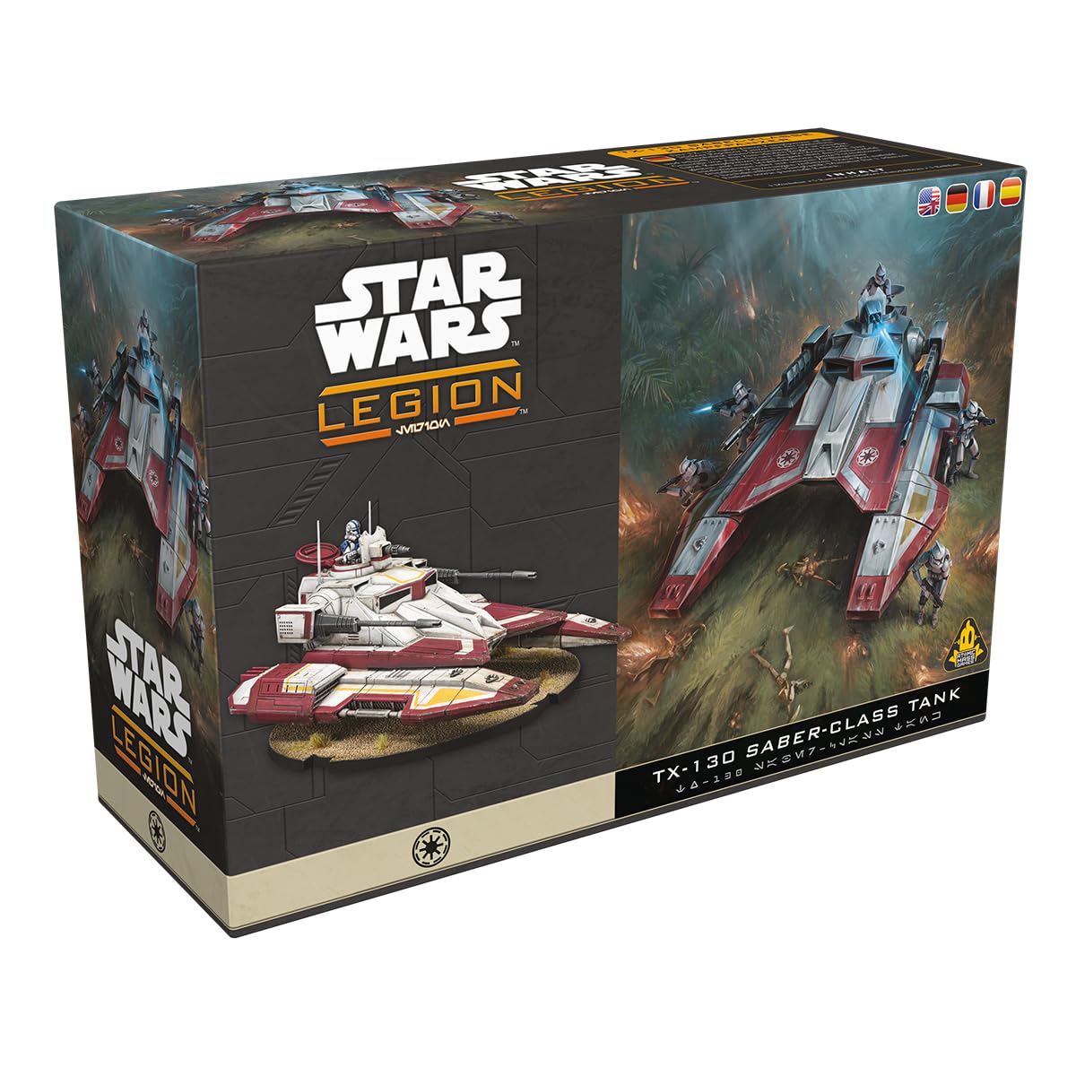 Asmodee Star Wars Legion - TX-130 Saber Tank Miniatures Tabletop Game Expansion | 1 Miniature