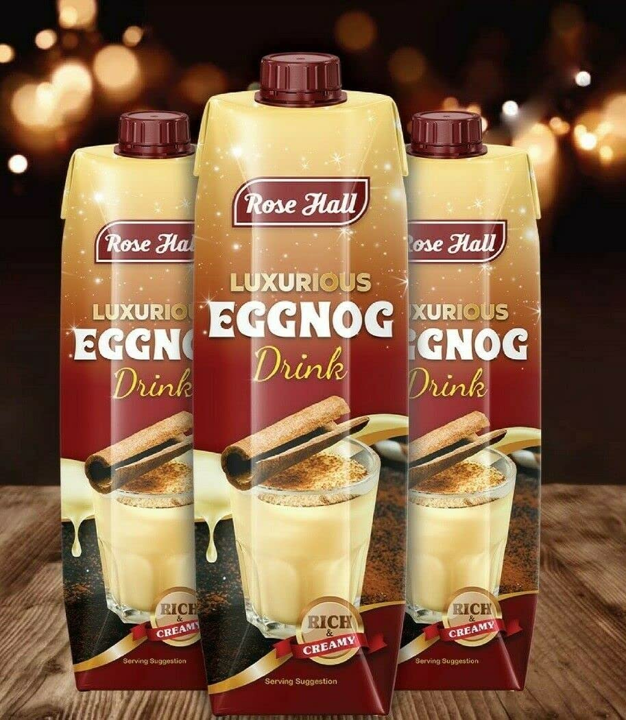 Rose Hall Luxurious Eggnog, 1L - Creamy Dairy Drink with Fresh Milk & Cream 3
