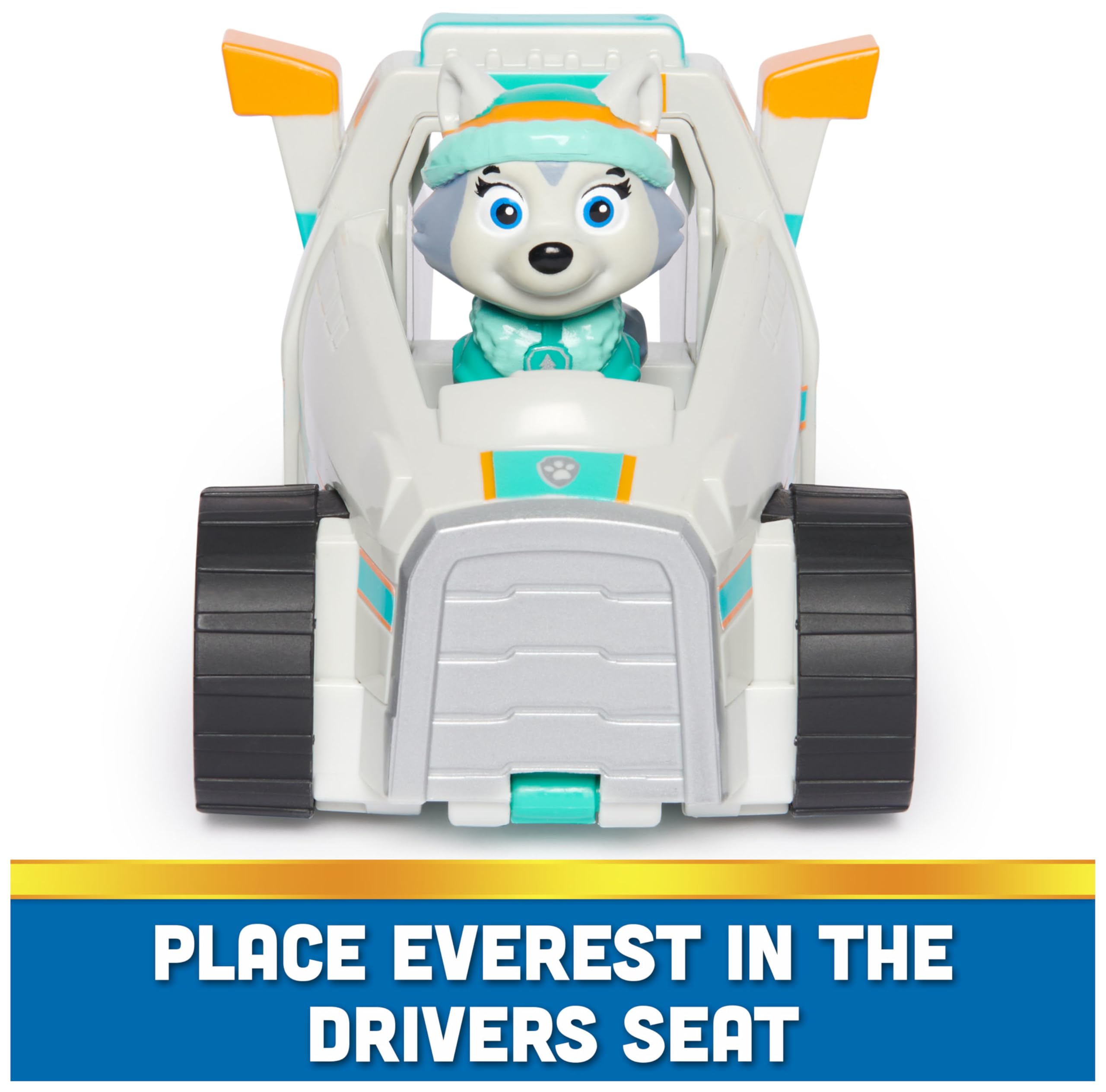 Paw Patrol Everest's Snow Plow - Collectible Vehicle with Action Figure, Ages 3+