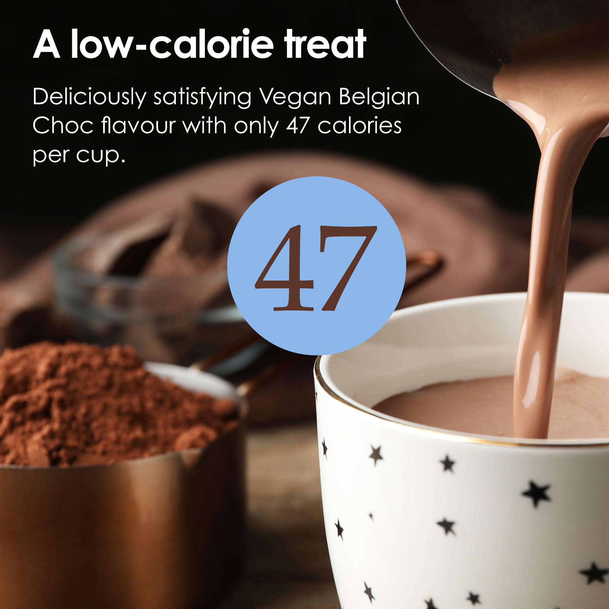 Options Vegan Belgian Hot Chocolate Drink (6 x 200g Jars) 7