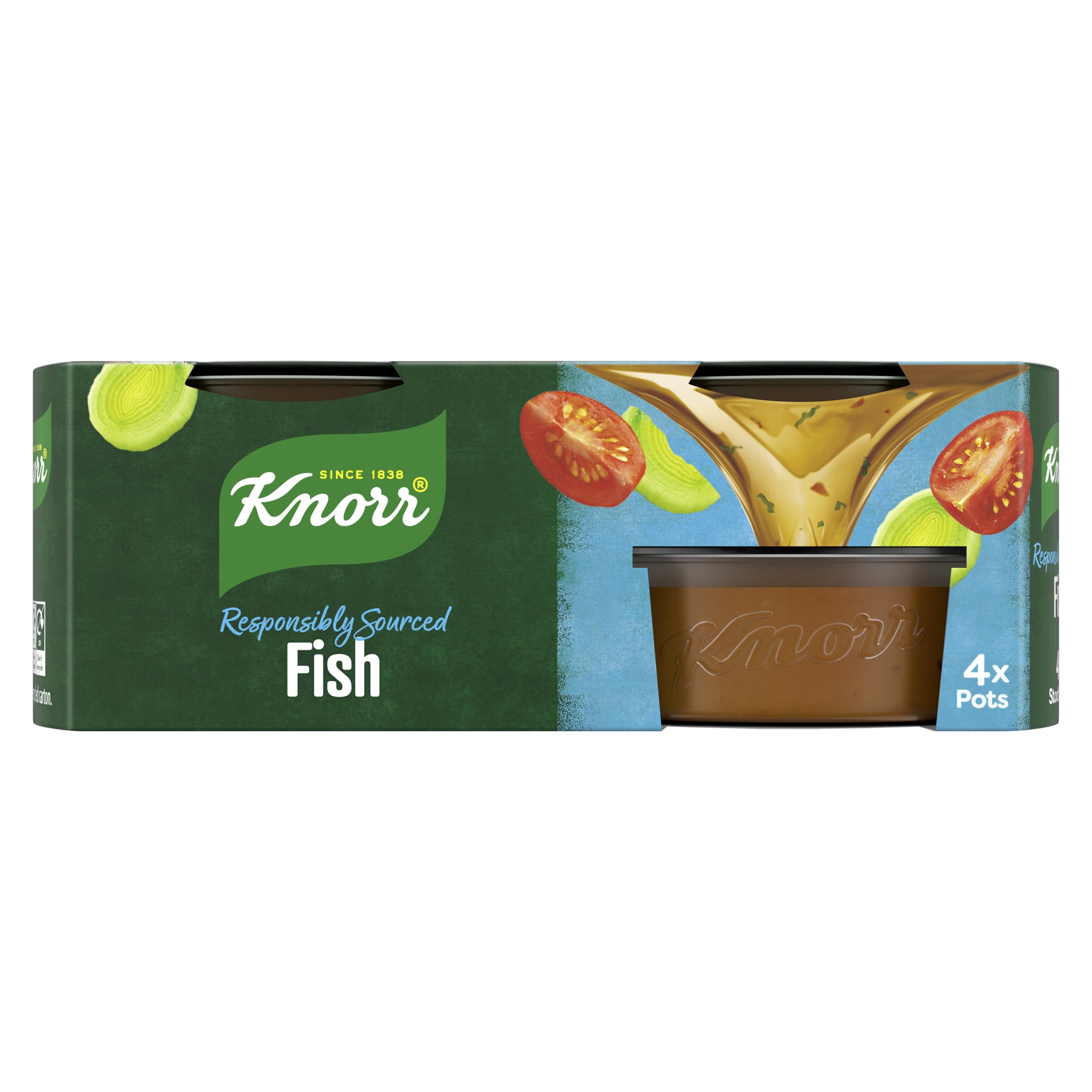 Knorr Fish Stock Pot Gluten-Free - Rich Fish Flavour for Soups, Stews & Risottos