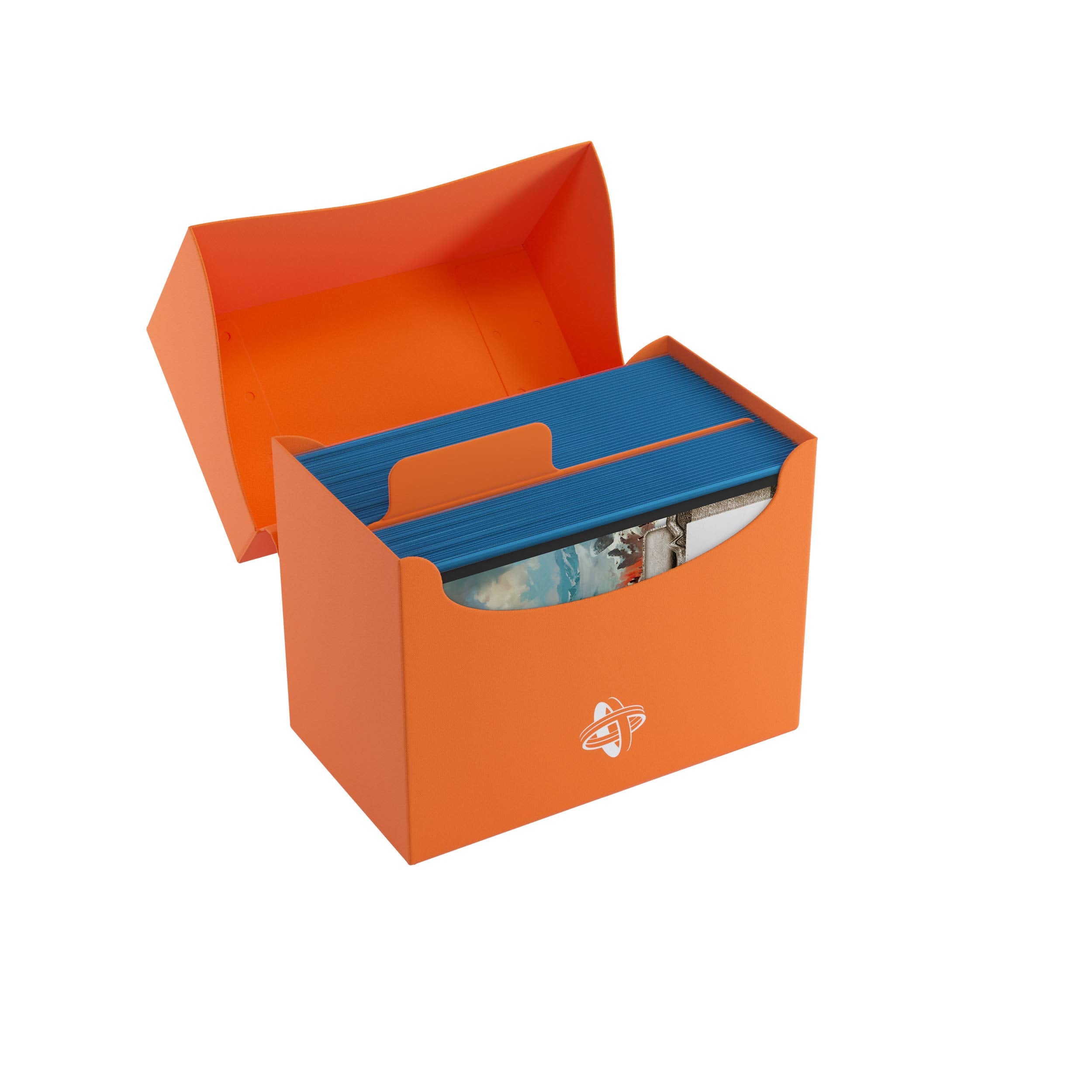 Gamegenic 80-Card Side Holder - Holds 80 Double-Sleeved Cards, Orange 5