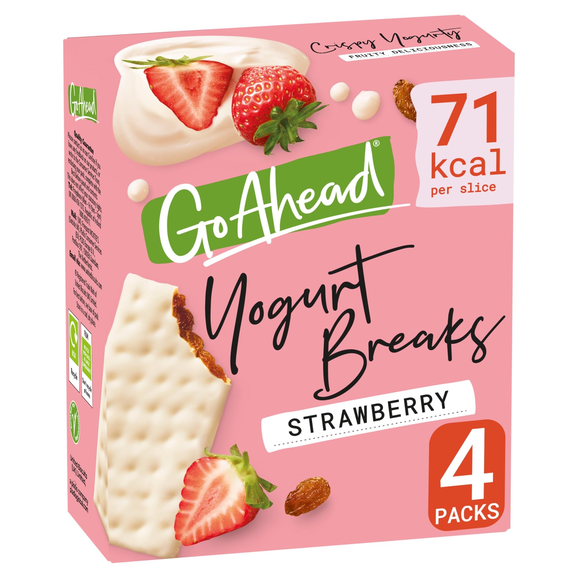 Go Ahead Strawberry Yogurt Breaks, 4 Bars, 142 g 3