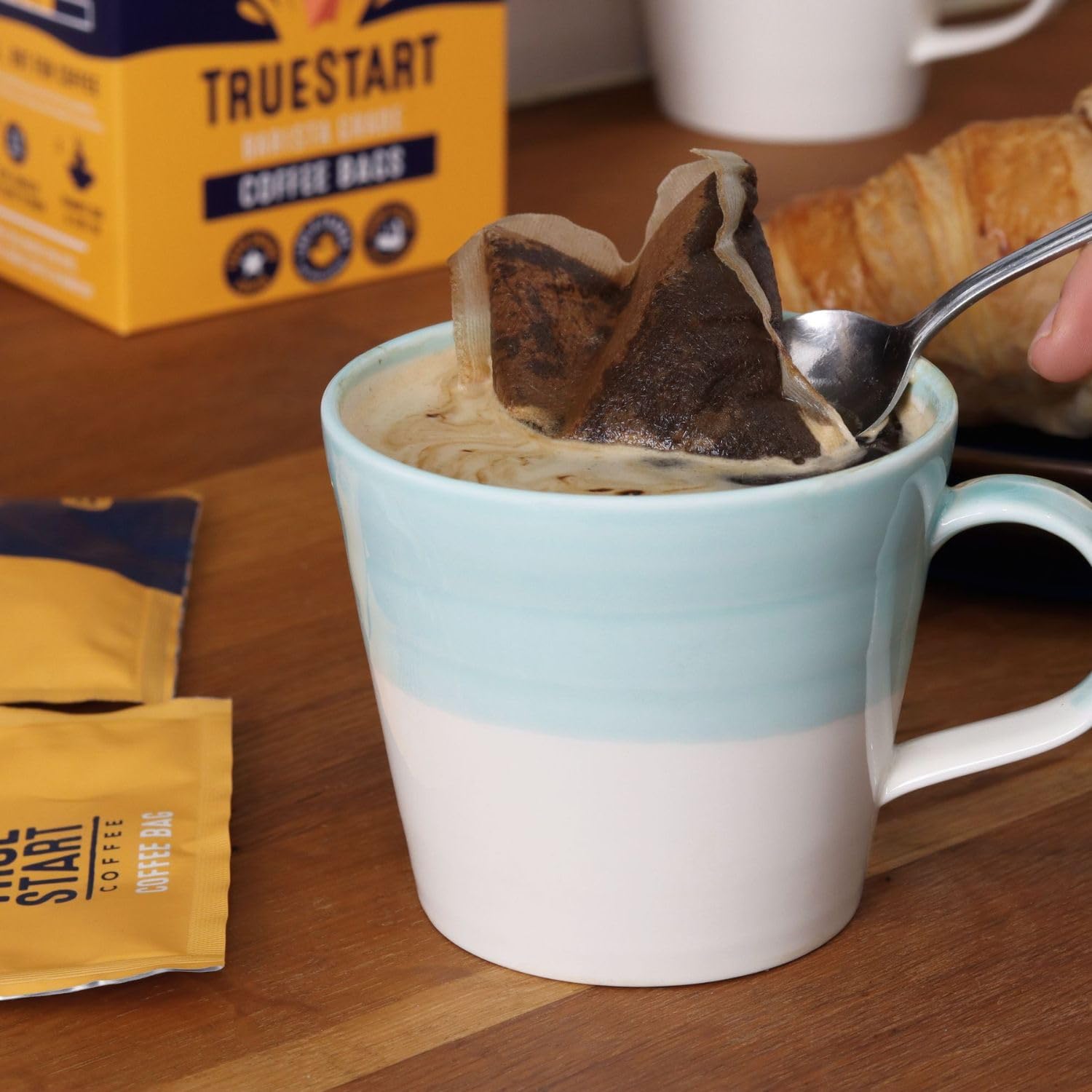 TRUESTART Coffee Bags - Smooth Energising Colombian Arabica | 30 Wrapped Bags | Mycotoxin-Free 6