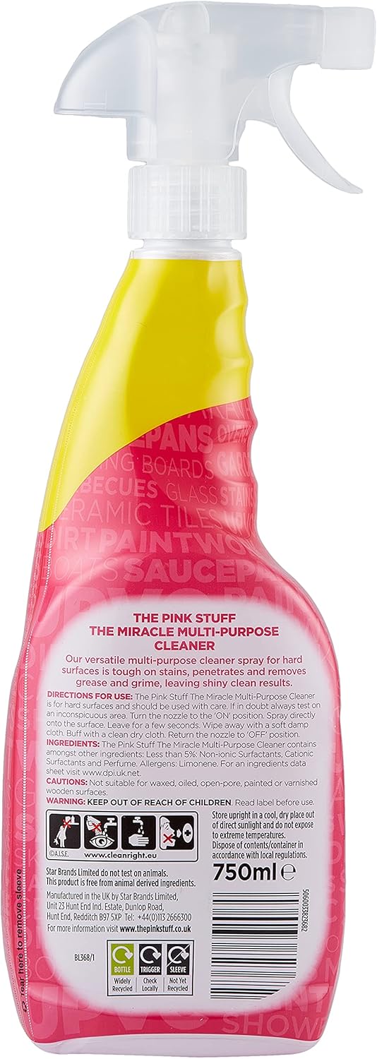 Stardrops - The Pink Stuff Miracle Multi-Purpose Cleaner Spray 750ml 3