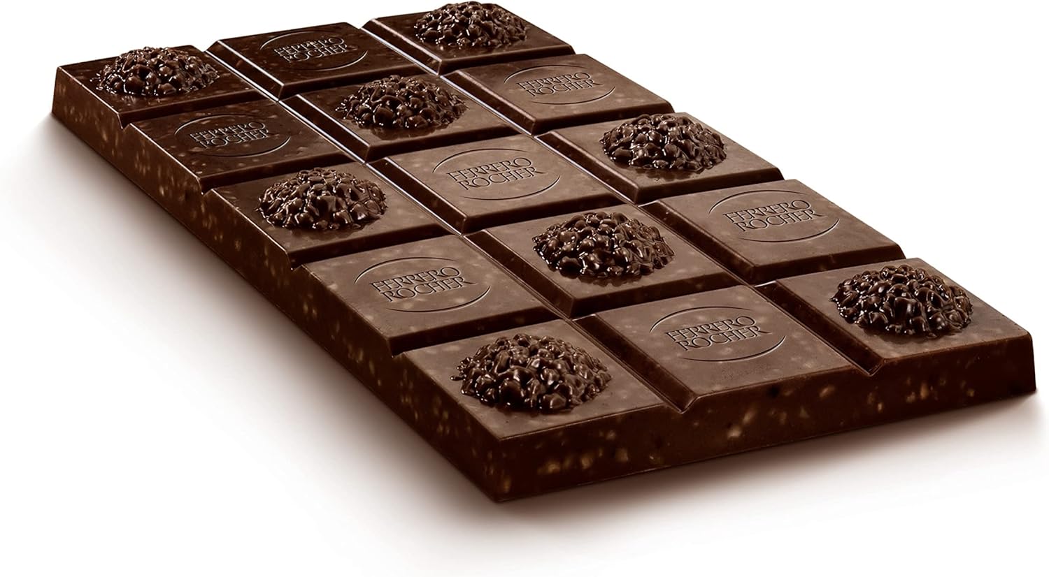 Ferrero Rocher Dark Chocolate and Hazelnut Bar, 55% Cocoa, 90g 3