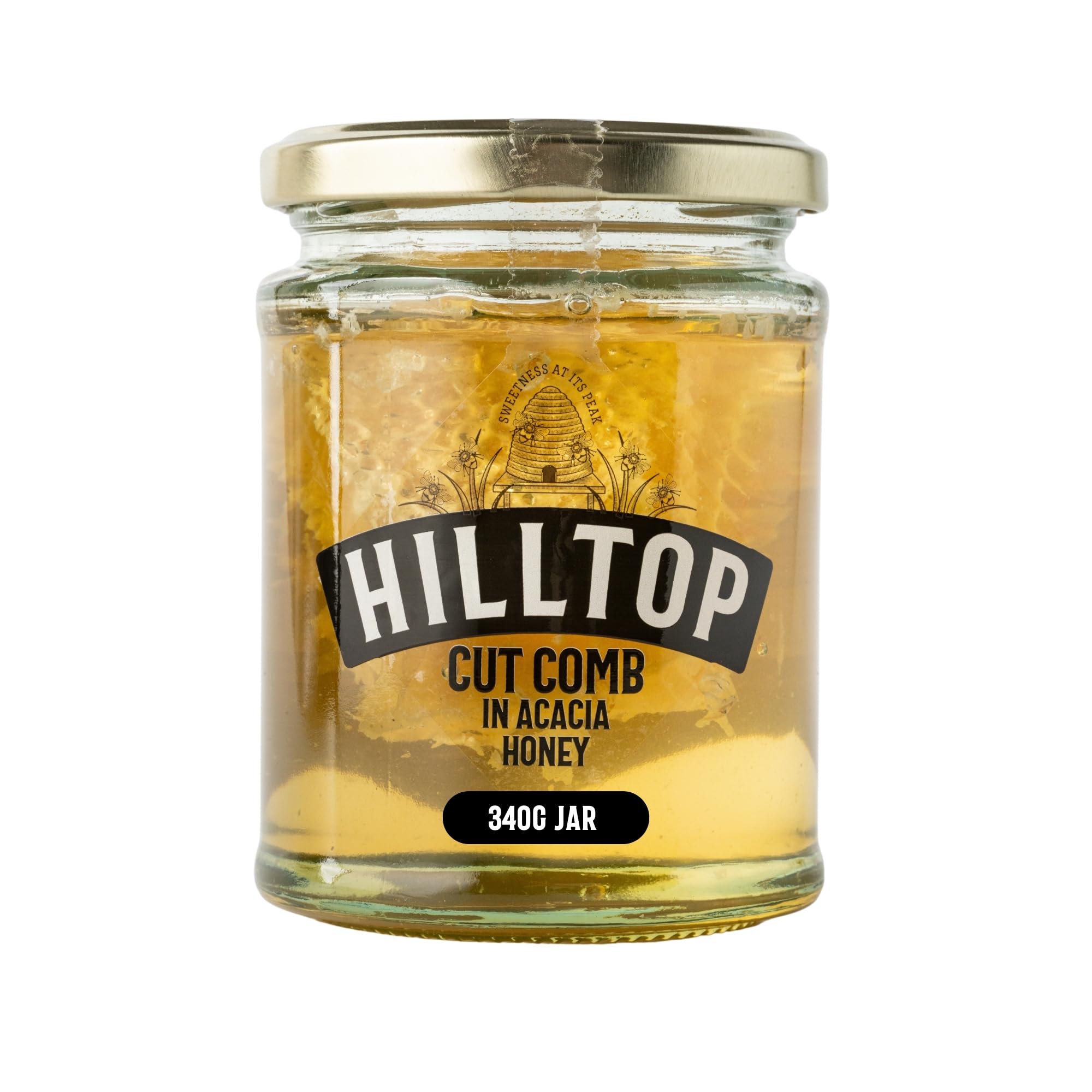 Hilltop Honey – Geschnittene Waben in Akazienhonig, 340 g 6